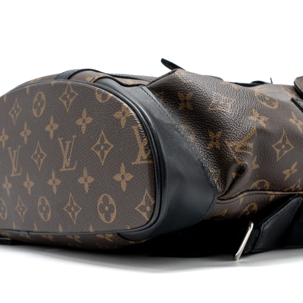 CHRISTOPHER BACKPACK MONOGRAM CANVAS/LEATHER SHW