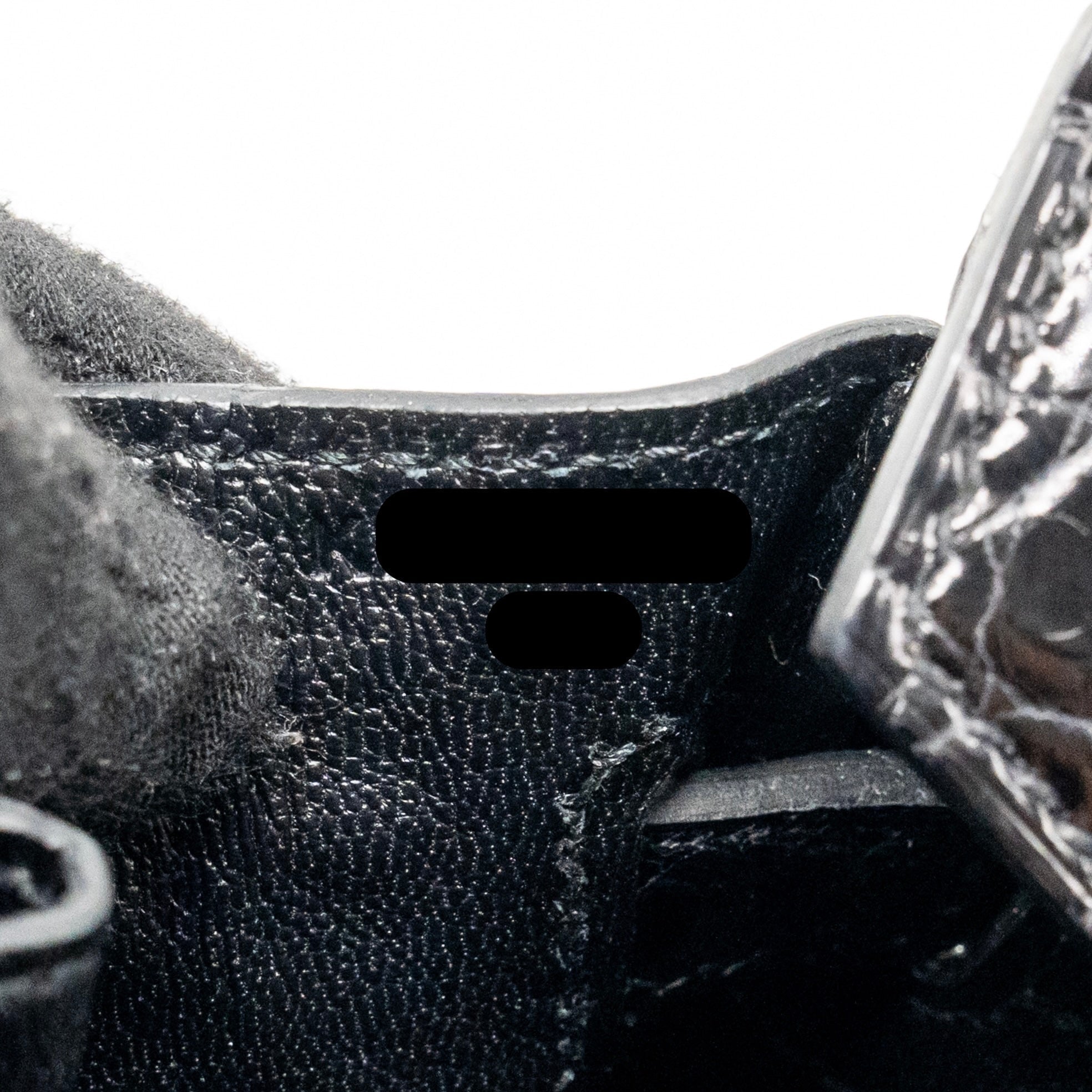 HERMES BIRKIN 25 CROCODILE NILOTICUS BLACK SHW