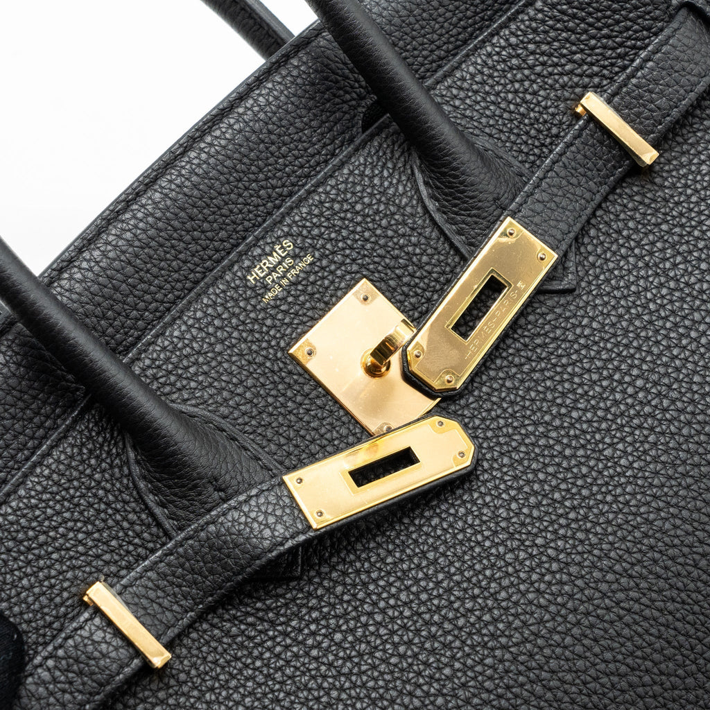 HERMES BIRKIN 30 TOGO BLACK GHW