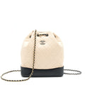 GABRIELLE BACKPACK BEIGE/ BLACK DOUBLE COLOUR HARDWARE