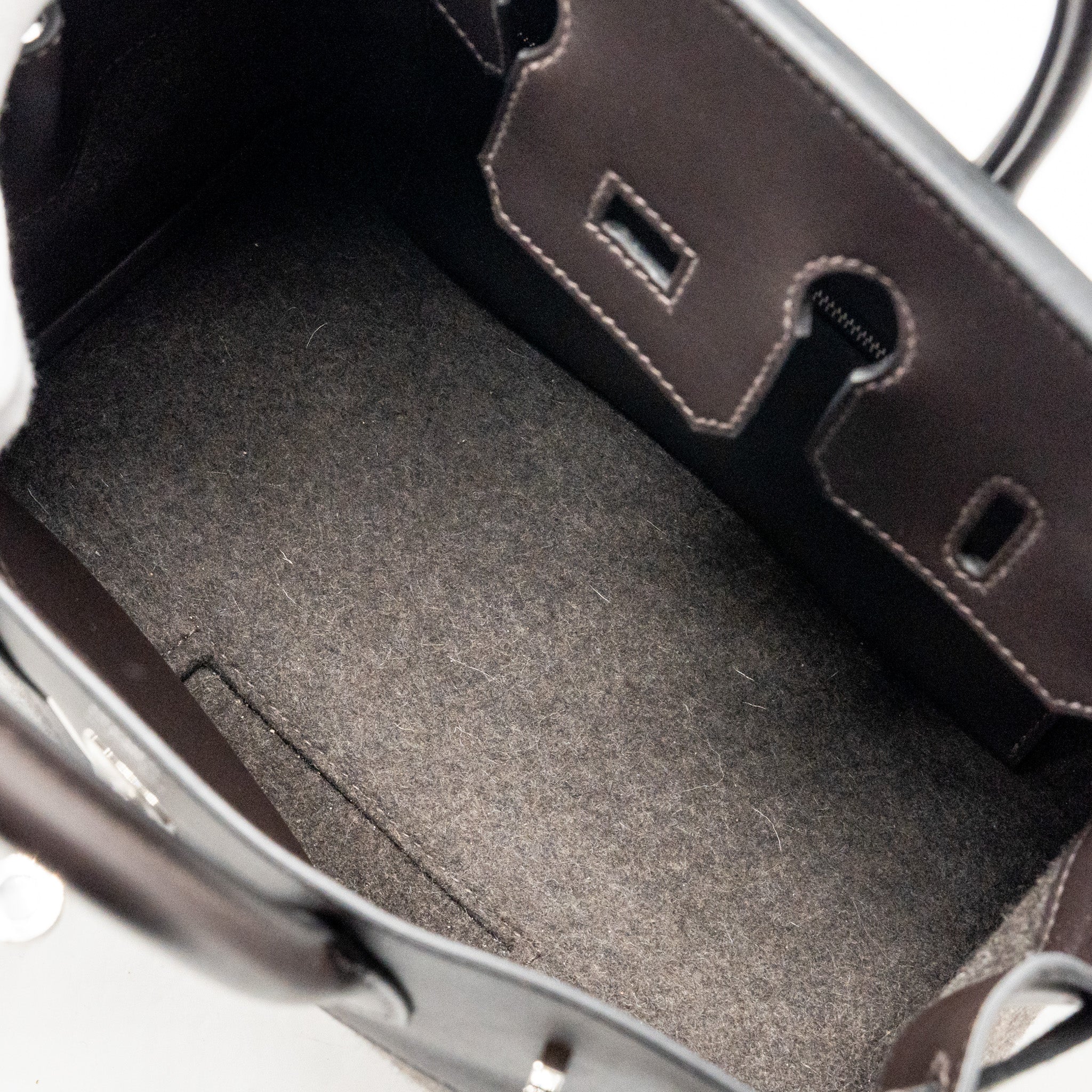 HERMES BIRKIN 25 GO TEAM SWIFT EBENE/BLACK/CHOCOLATE SHW
