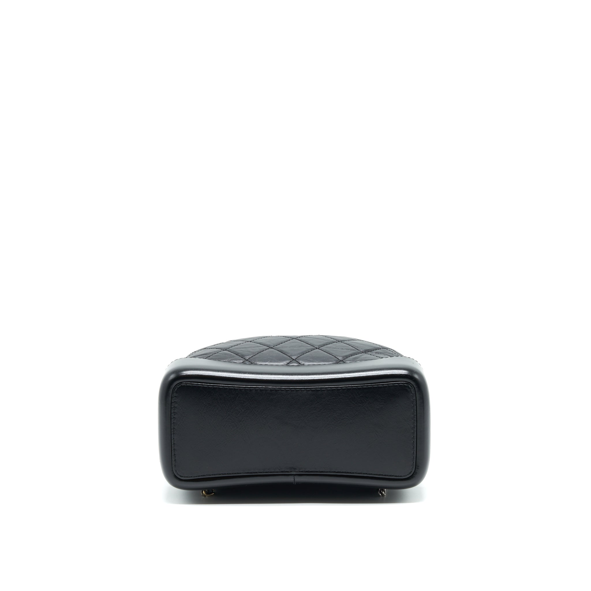 SMALL GABRIELLE BACKPACK BLACK DOUBLE COLOUR HARDWARE