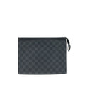 POCHETTE VOYAGE DAMIER GRAPHITE