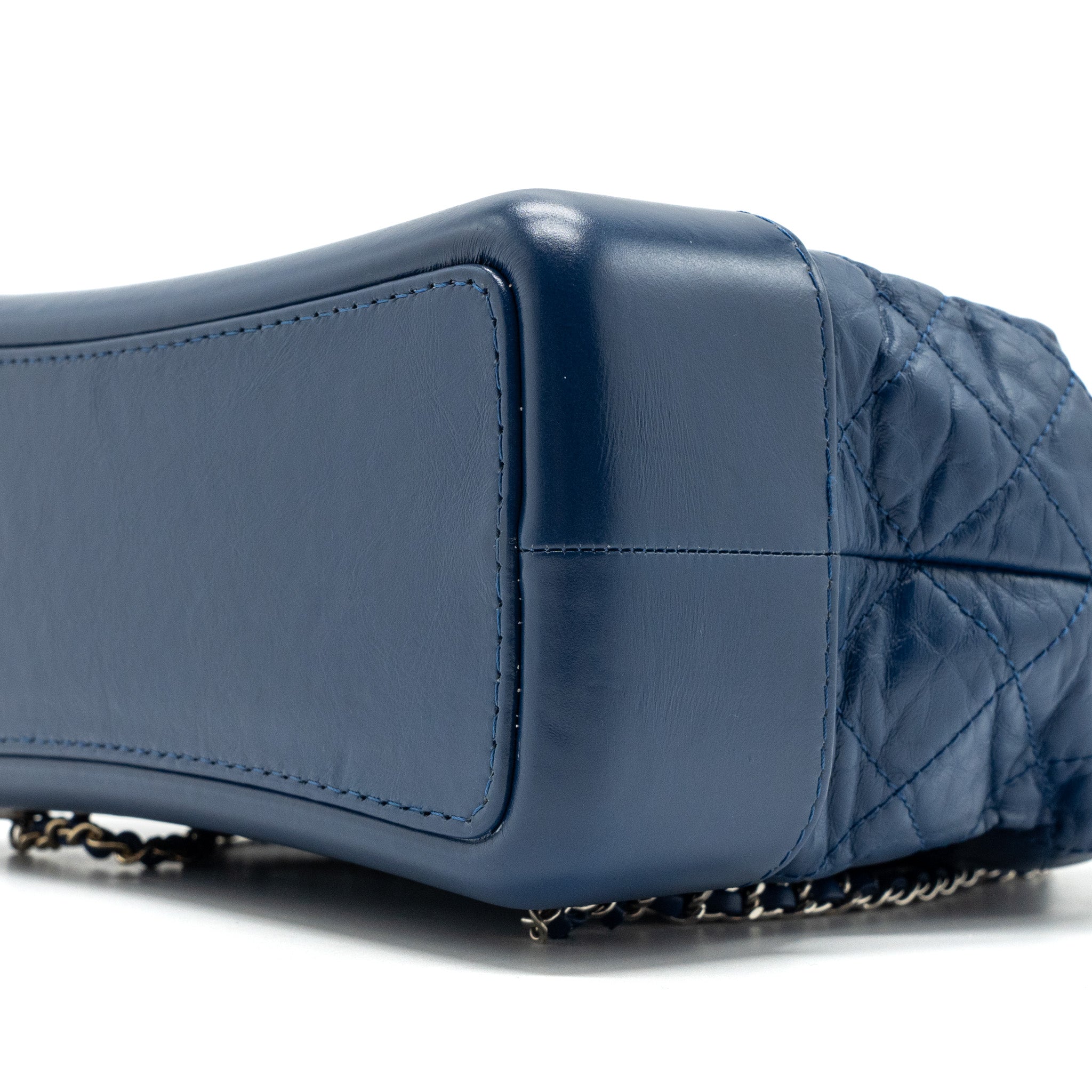 MEDIUM GABRIELLE BACKPACK AGED CALFSKIN BLUE MULTICOLOUR HARDWARE