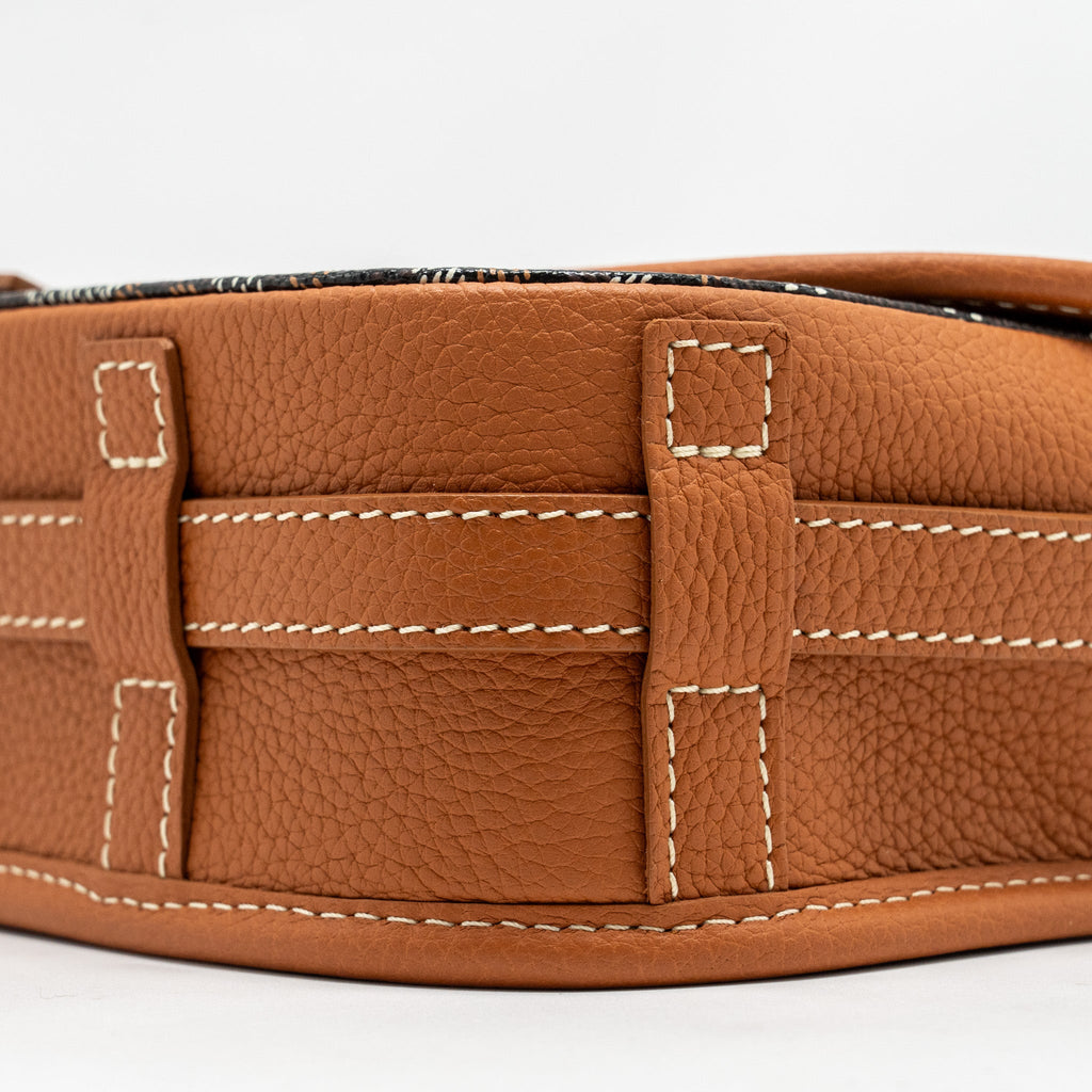 BELVEDERE PM MESSENGER BAG GOYARDLINE CANVAS BROWN SHW