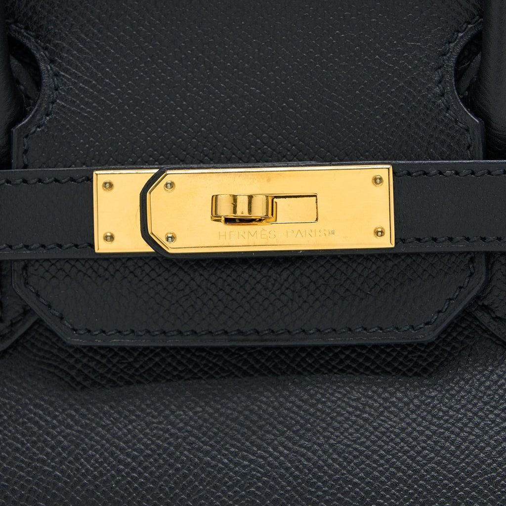 HERMES BIRKIN 30 EPSOM BLACK GWH