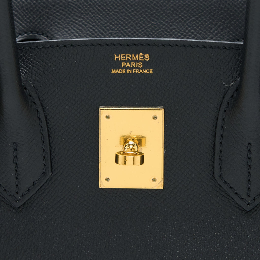 HERMES BIRKIN 30 EPSOM BLACK GWH