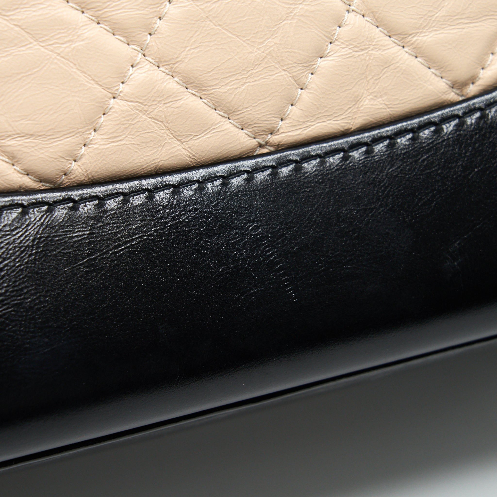GABRIELLE BACKPACK BEIGE/ BLACK DOUBLE COLOUR HARDWARE