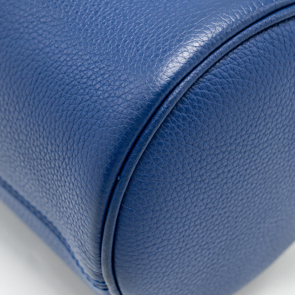 ATELIER ROLLER MESSENGER BAG CALFSKIN NAVY SHW