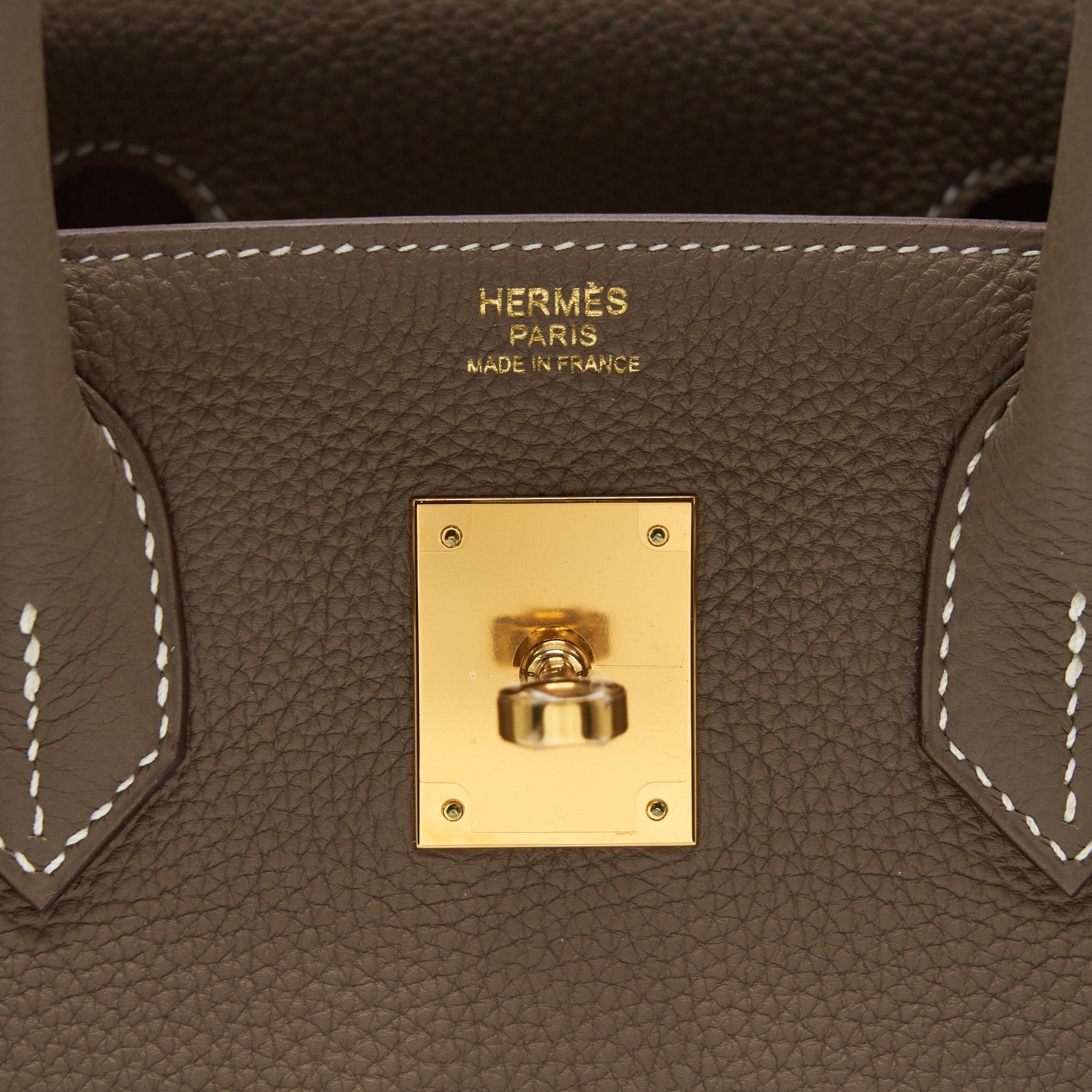 HERMES BIRKIN 30 TOGO ETOUPE GHW