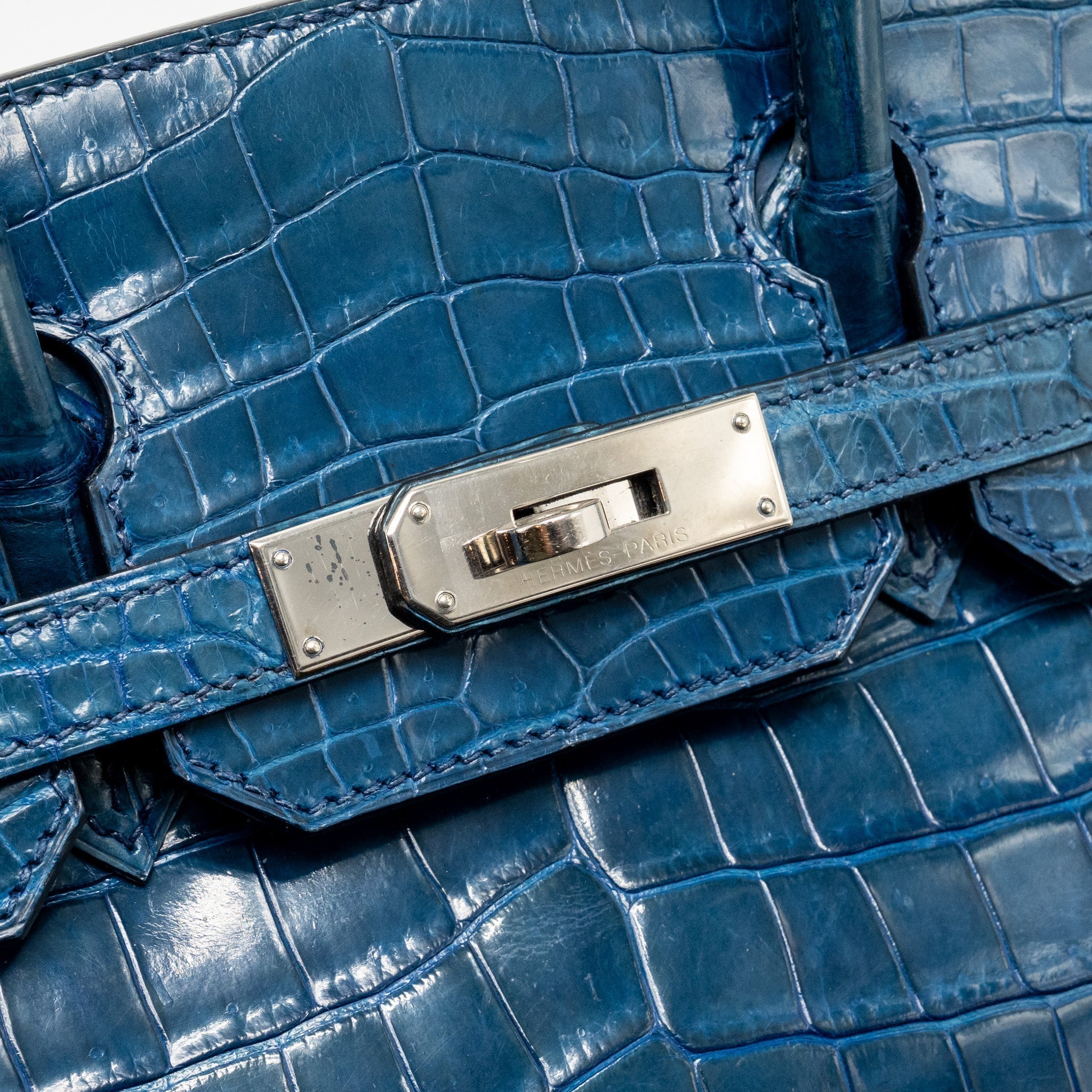 HERMES BIRKIN 30 SHINY CROCODILE NILOTICUS COLVERT SHW