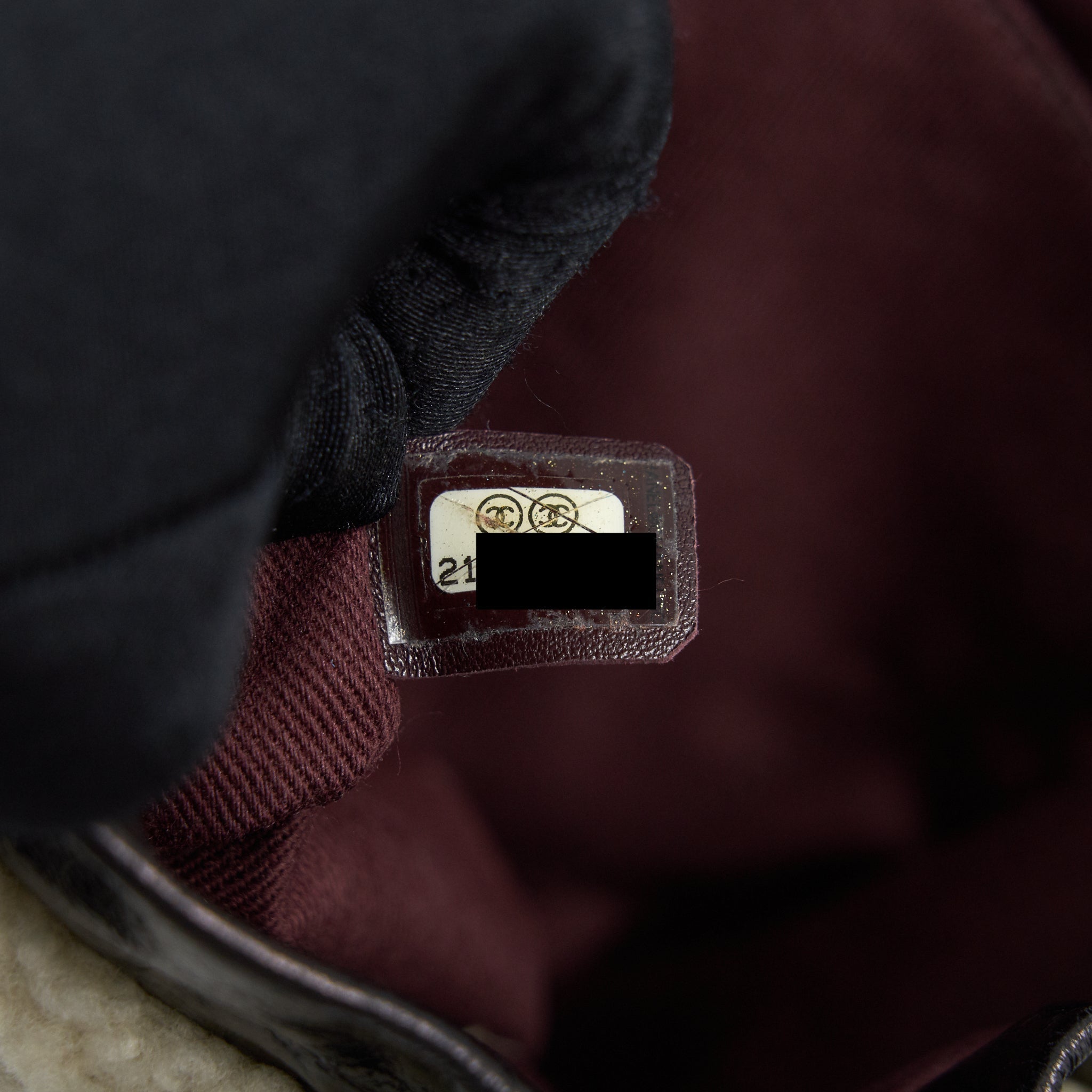 MOUNTAIN SMALL BACKPACK SHEARLING WITH QUILTED CALFSKIN RUTHENIUM HARDWARE