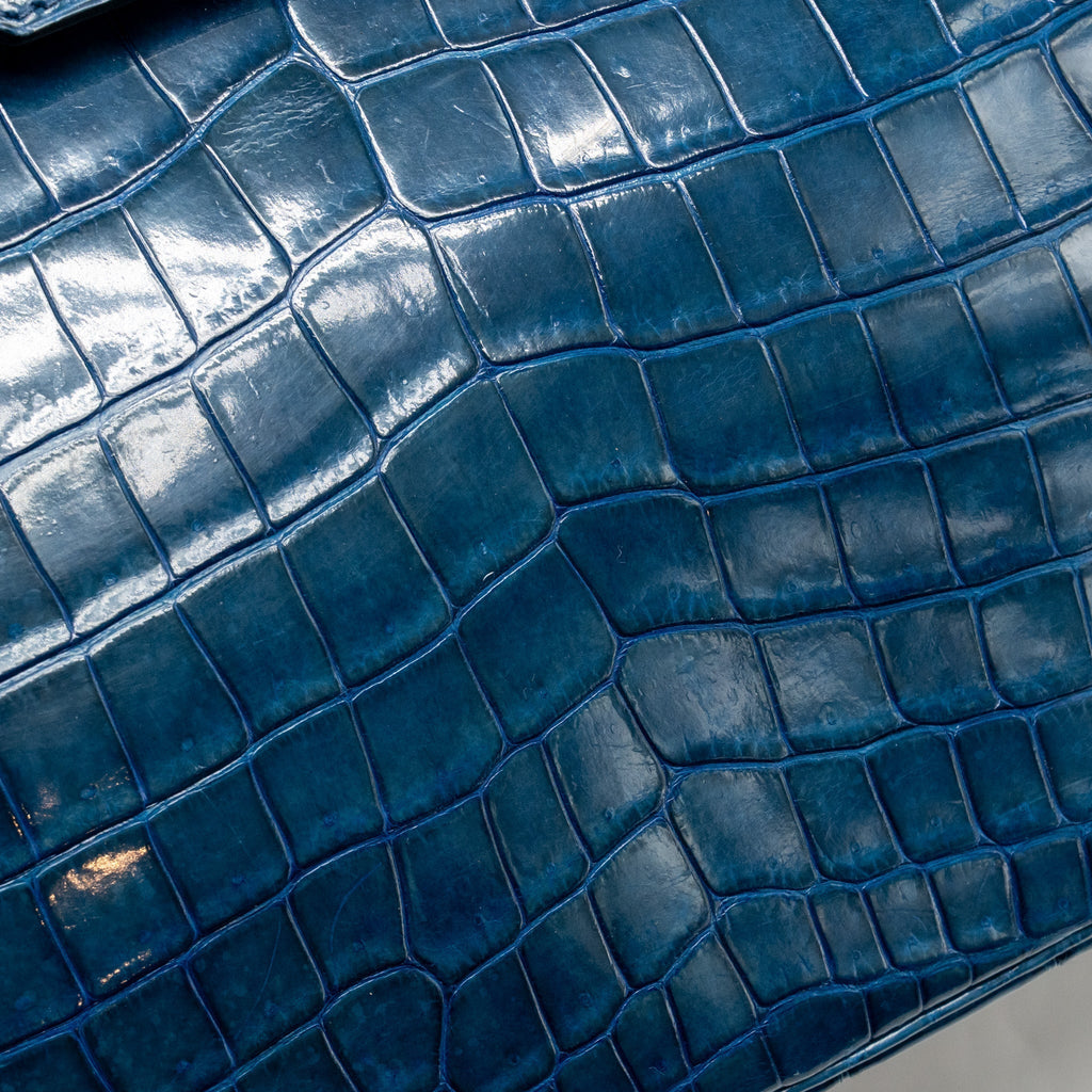 HERMES BIRKIN 30 SHINY CROCODILE NILOTICUS COLVERT SHW