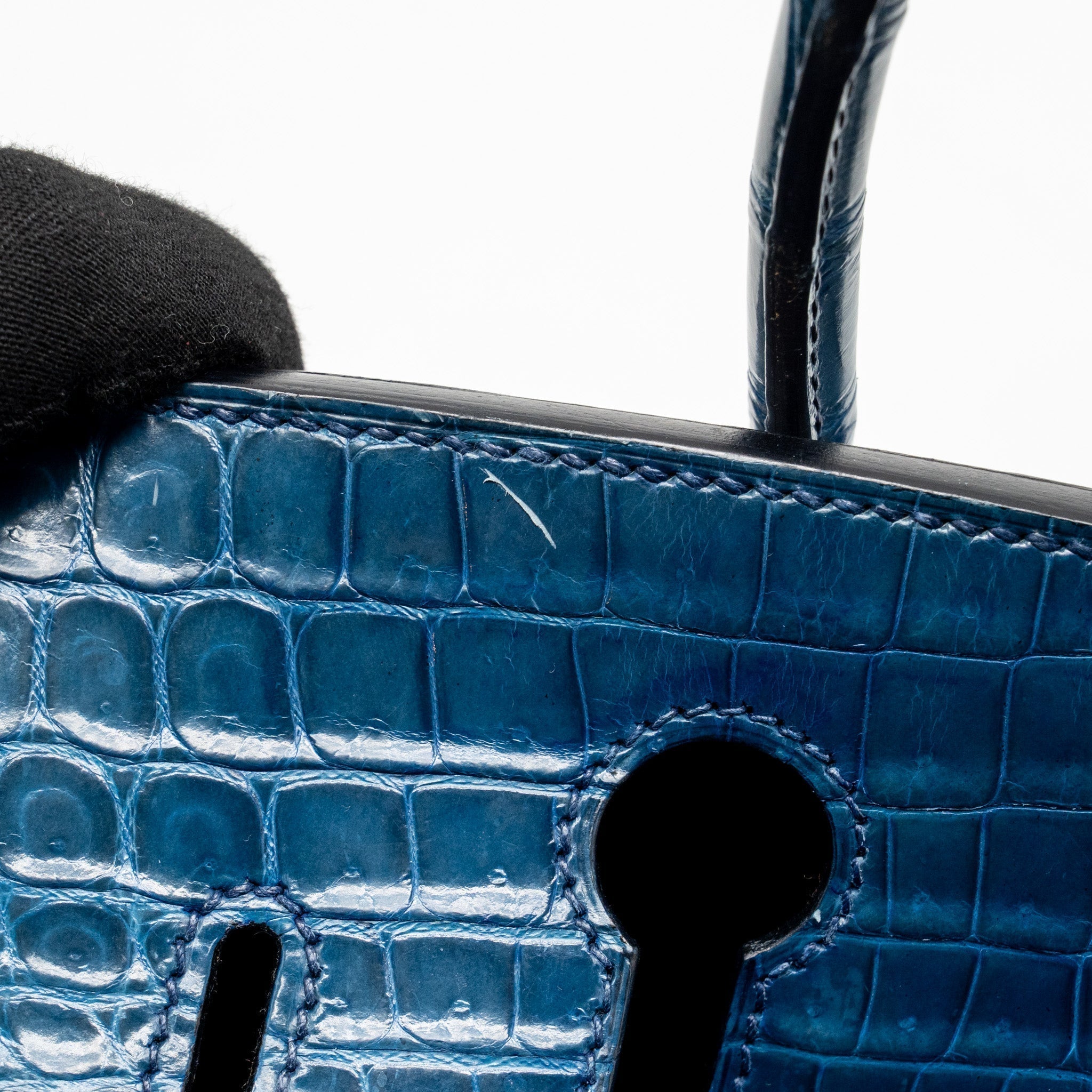 HERMES BIRKIN 30 SHINY CROCODILE NILOTICUS COLVERT SHW