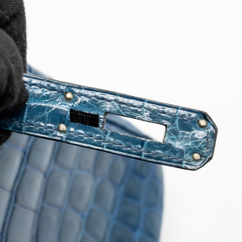 HERMES BIRKIN 30 SHINY CROCODILE NILOTICUS COLVERT SHW