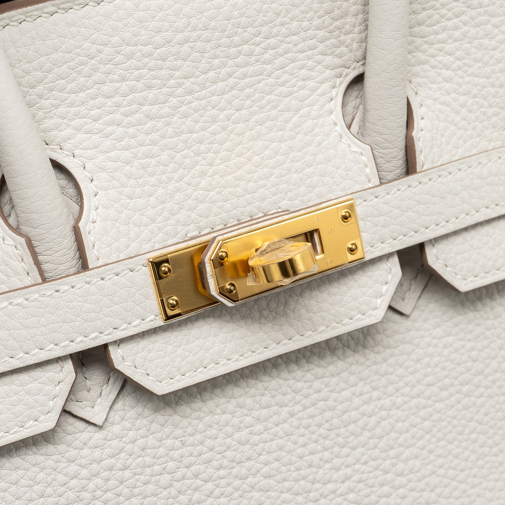 HERMES BIRKIN 25 TOGO GRIS PALE GHW