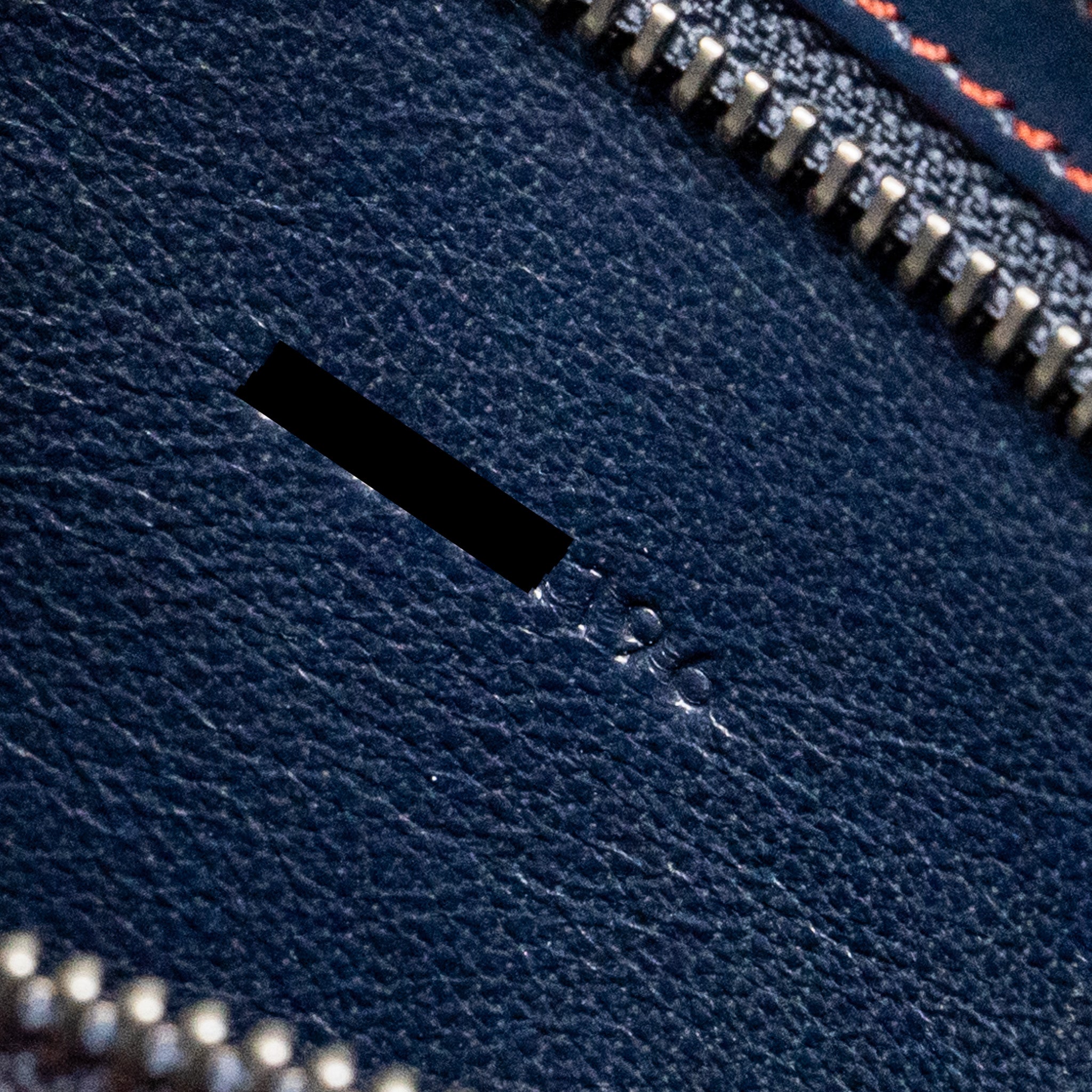 LUGGAGE TOTE BAG CALFSKIN BLUE/RED SHW