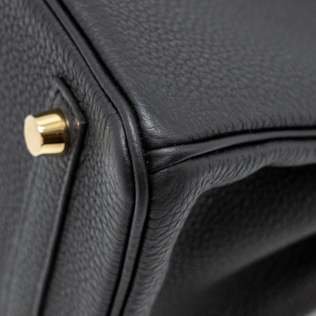 HERMES BIRKIN 25 TOUCH TOGO/LIZARD BLACK GHW