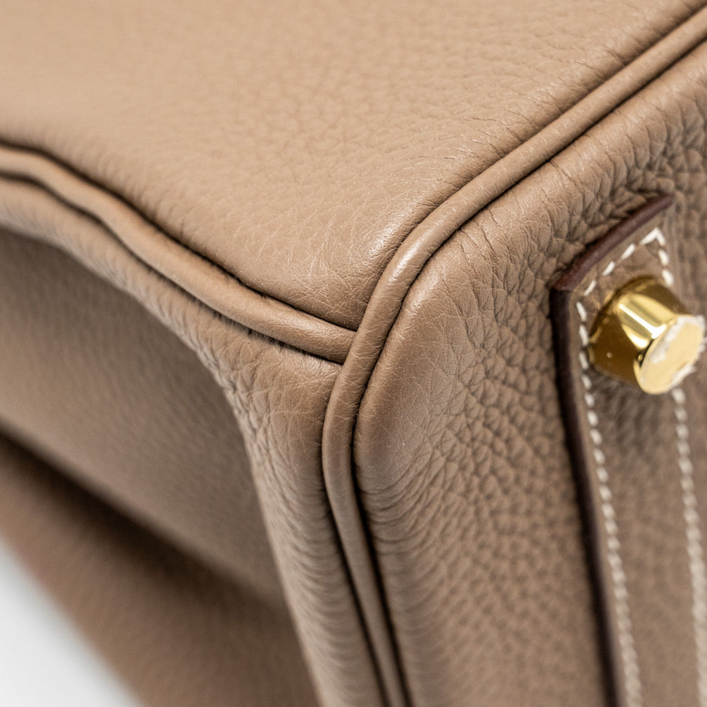 HERMES BIRKIN 30 TOGO ETOUPE GHW