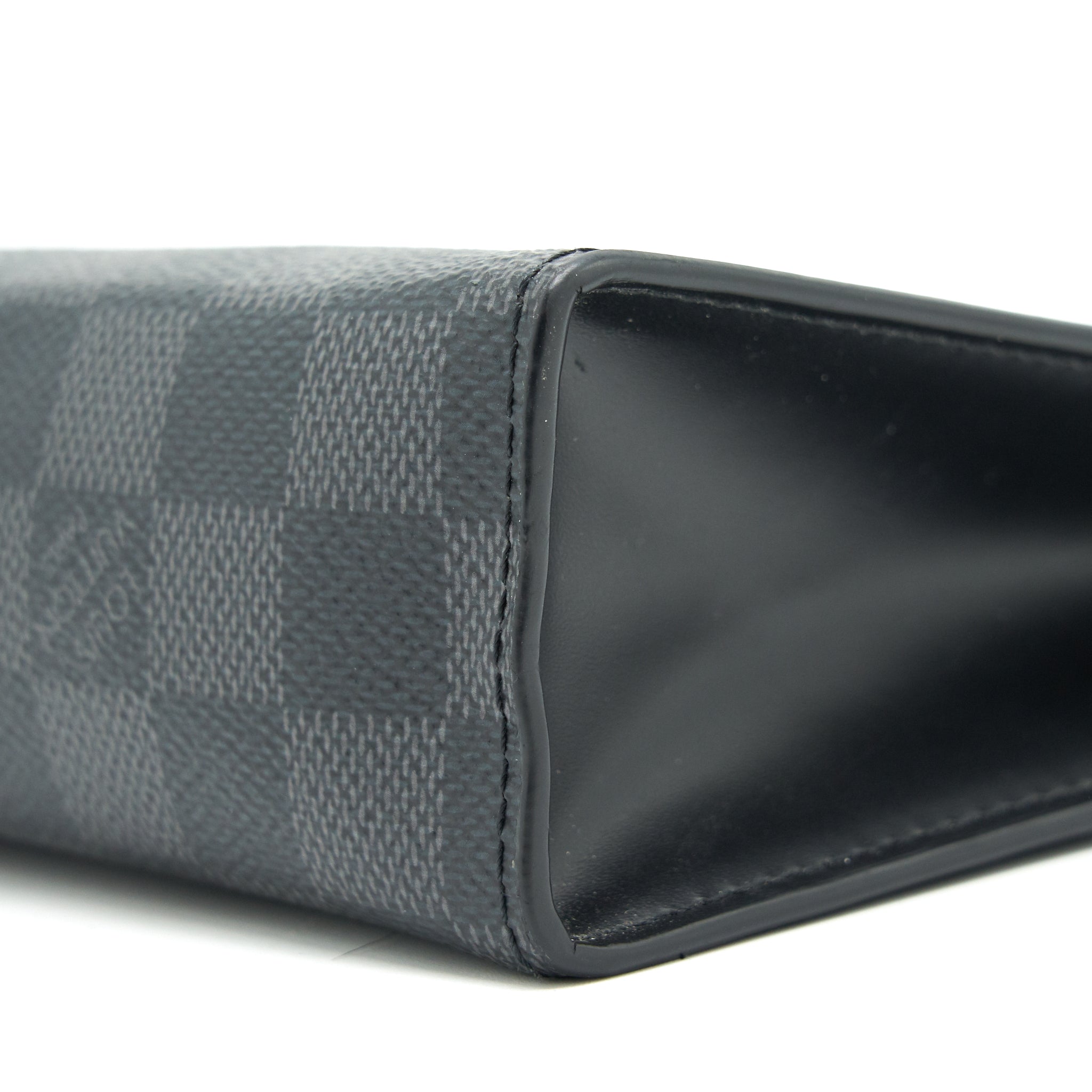 POCHETTE VOYAGE DAMIER GRAPHITE