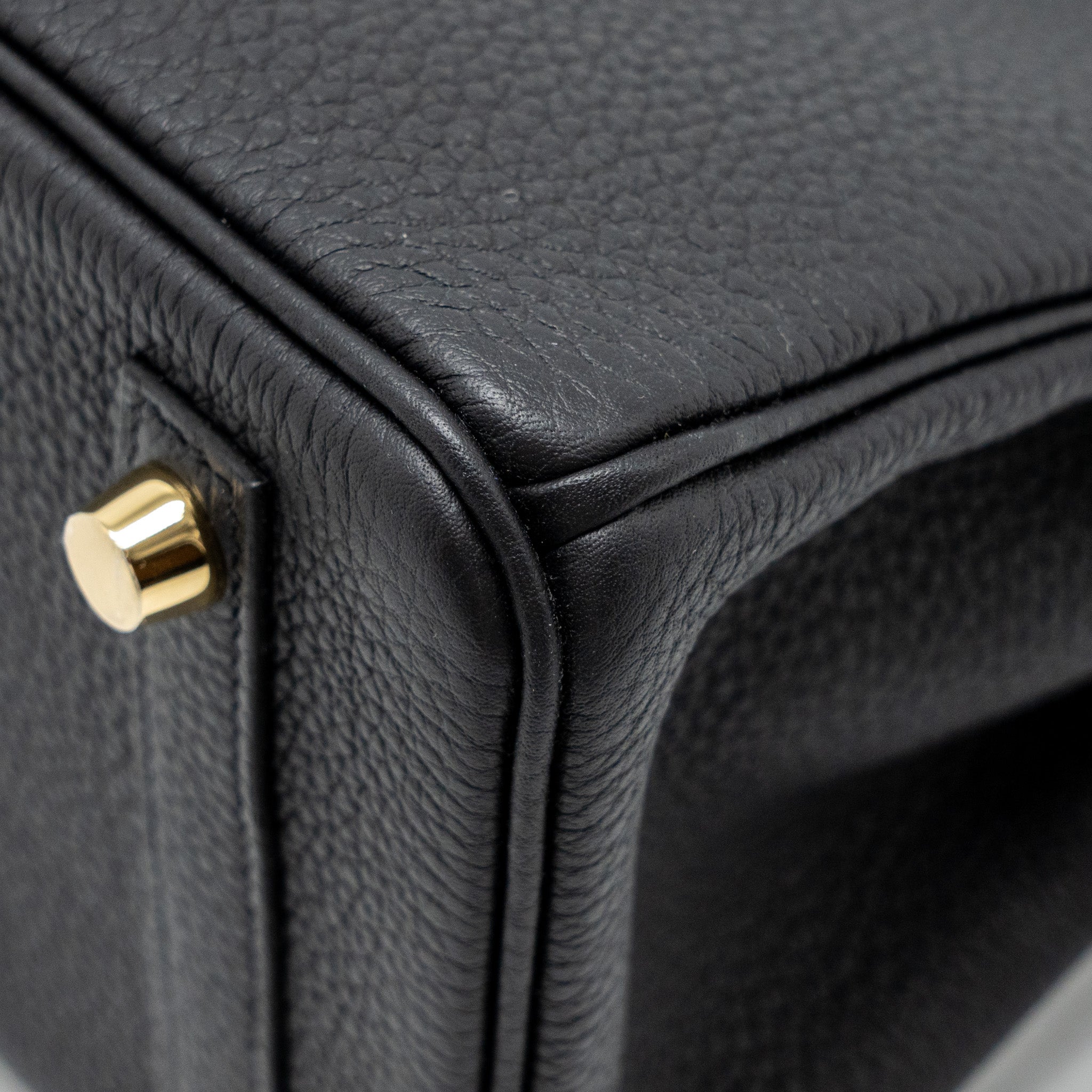 HERMES BIRKIN 25 TOUCH TOGO/LIZARD BLACK GHW