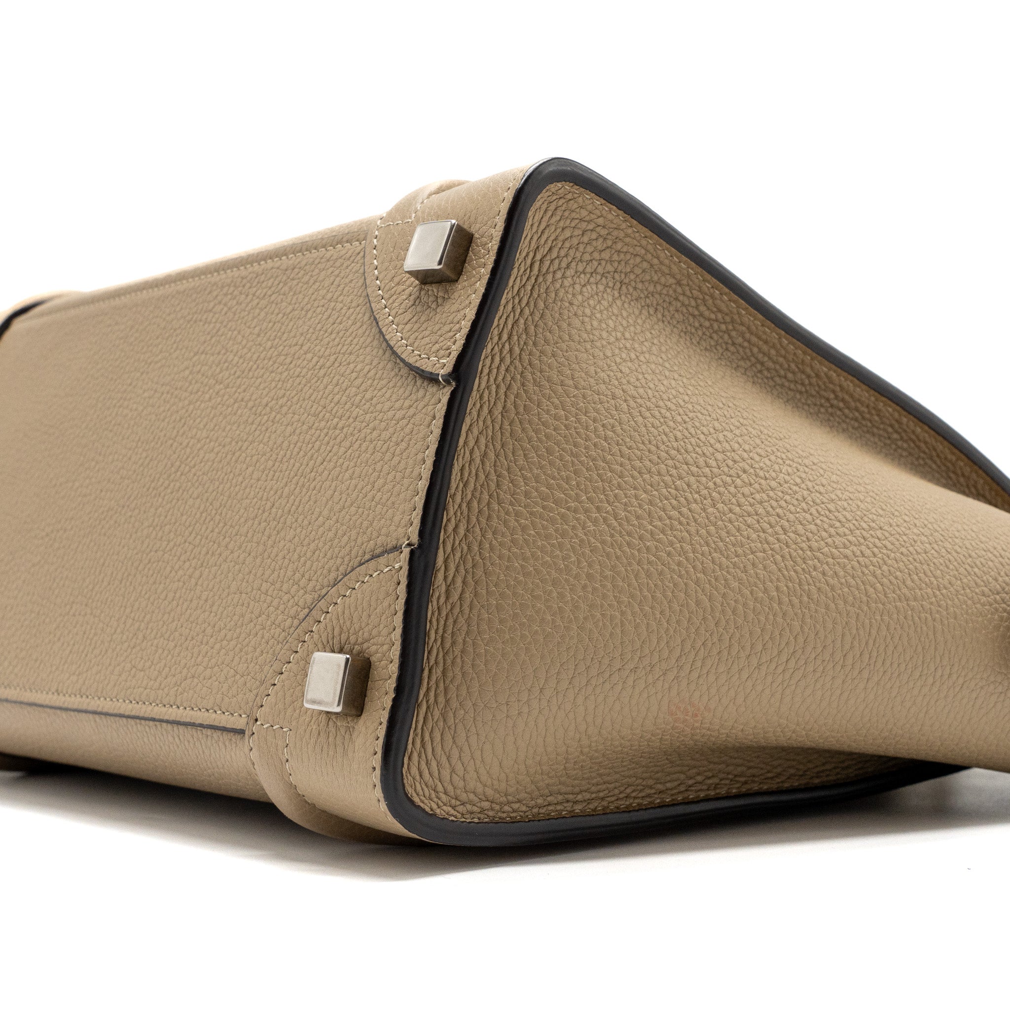 MICRO LUGGAGE BAG CALFSKIN DUNE SHW