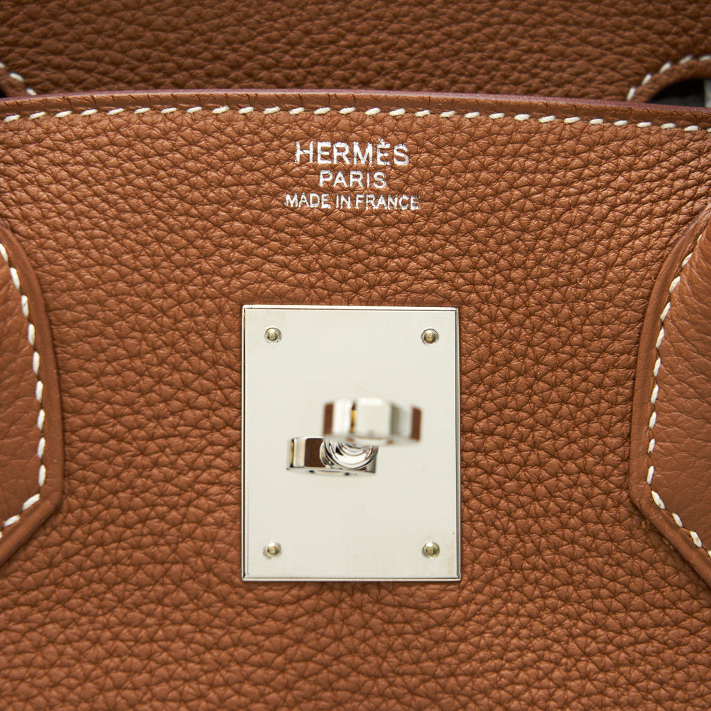 HERMES BIRKIN 30 TOGO LEATHER GOLD WITH SHW