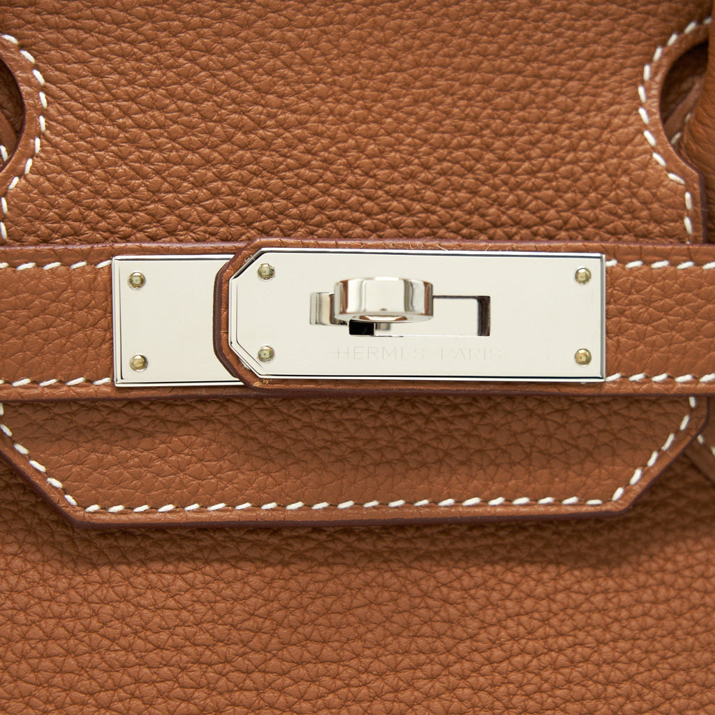 HERMES BIRKIN 30 TOGO LEATHER GOLD WITH SHW