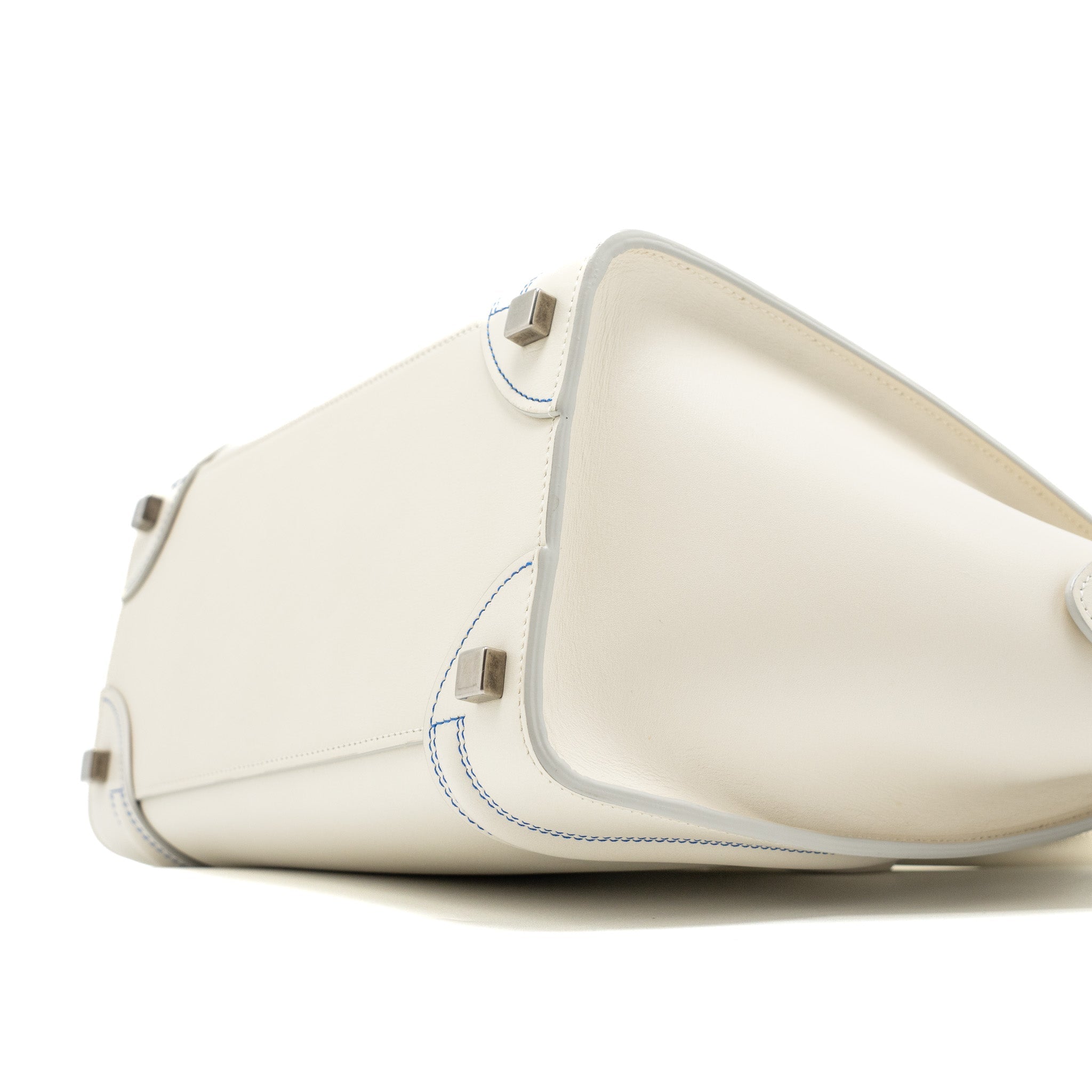 MICRO LUGGAGE BAG CALFSKIN WHITE SHW