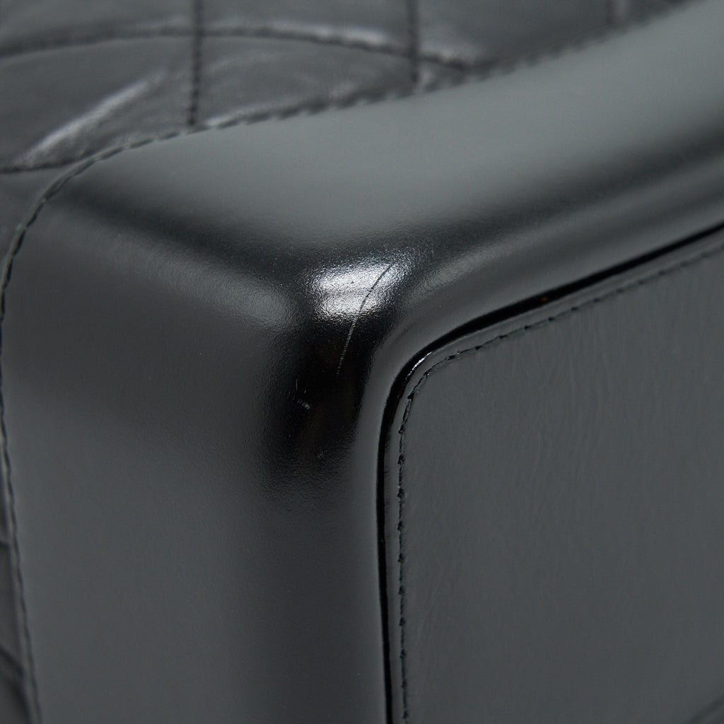 SMALL GABRIELLE BACKPACK BLACK DOUBLE COLOUR HARDWARE