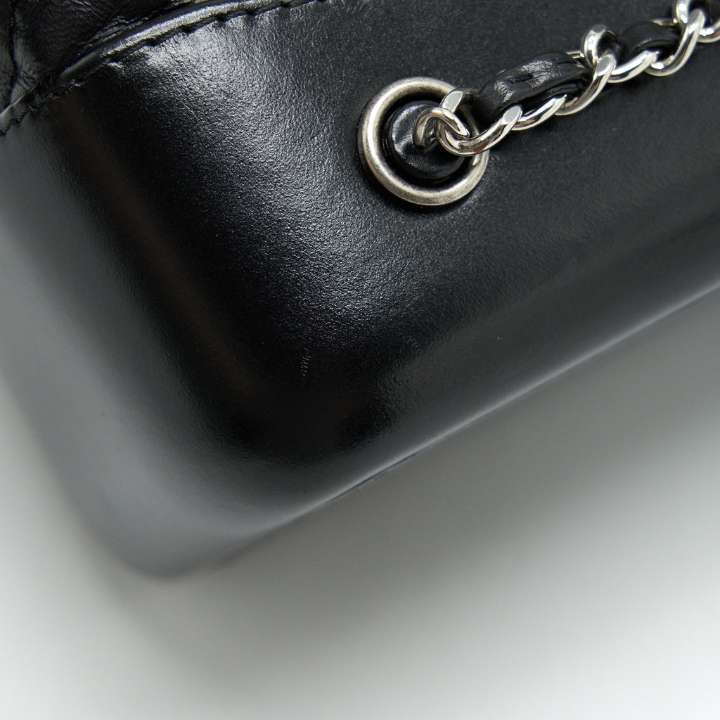 SMALL GABRIELLE BACKPACK BLACK DOUBLE COLOUR HARDWARE