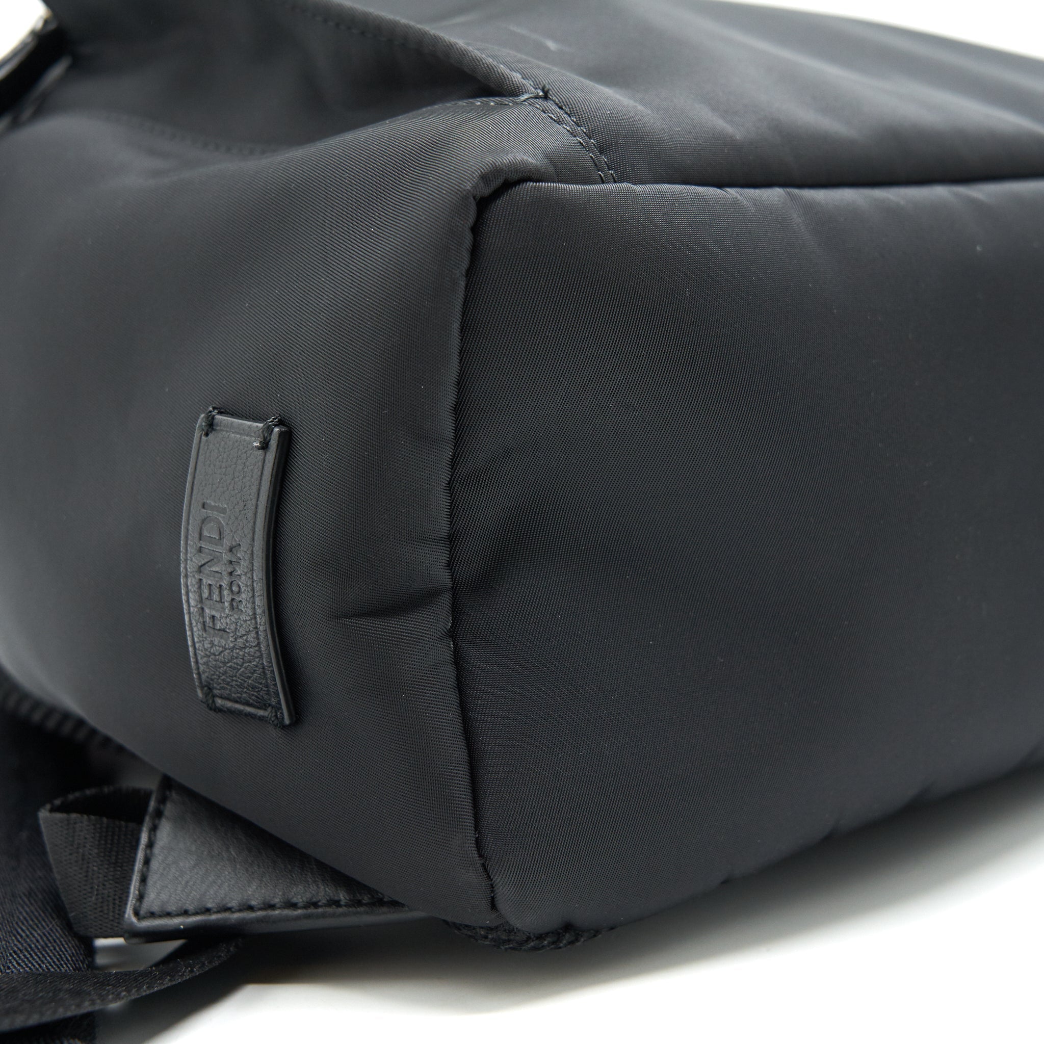 MONSTER BACKPACK IN BLACK WITH RED FUR