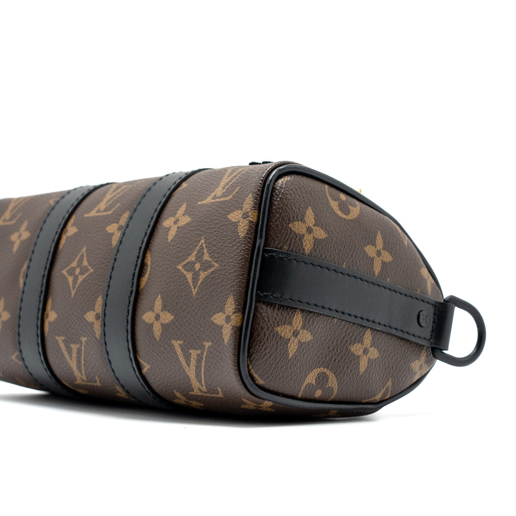 KEEPALL XS ZOOM WITH FRIENDS MONOGRAM CANVAS BLACK HARDWARE (NEW VERSION)