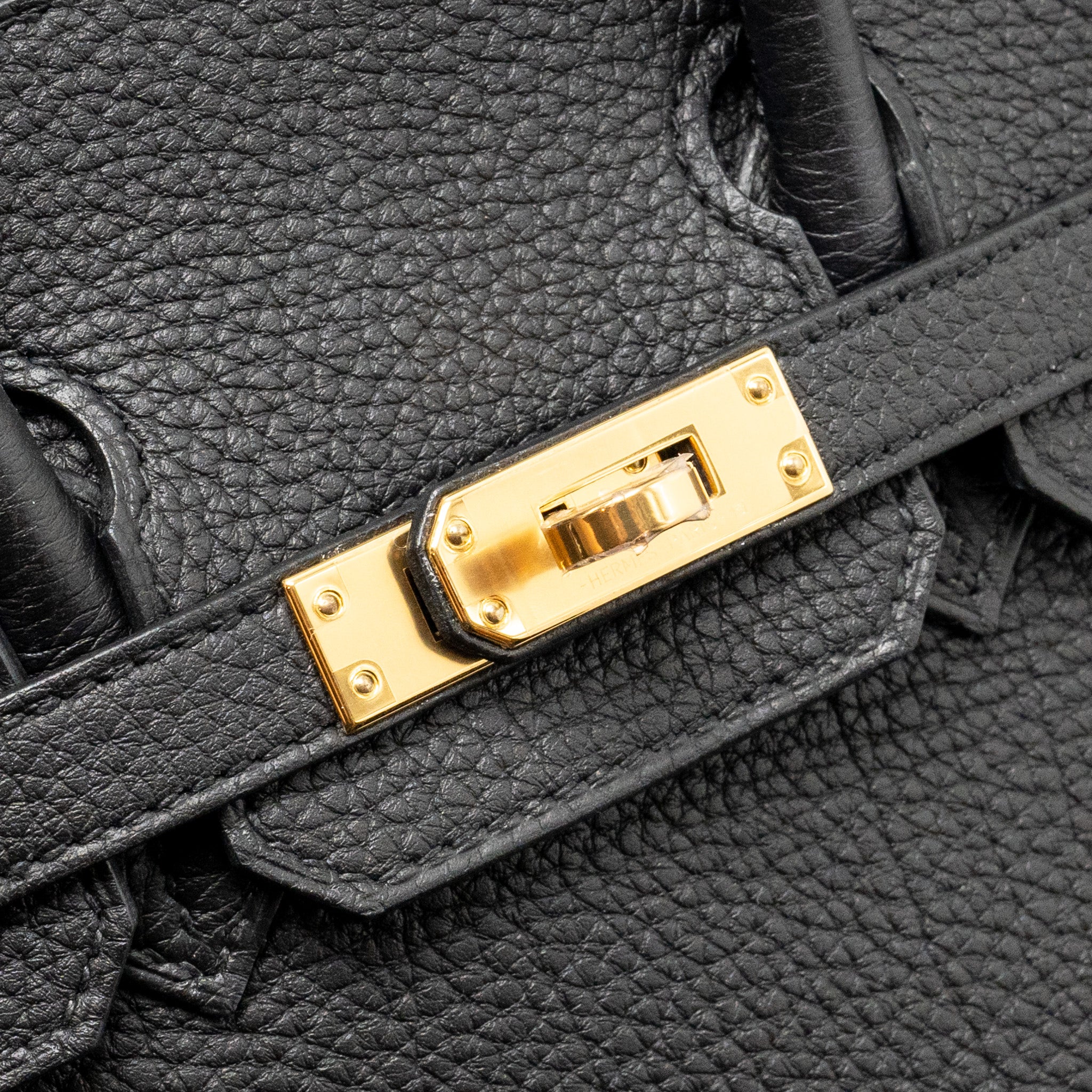 HERMES BIRKIN 25 TOGO BLACK GHW