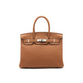 HERMES BIRKIN 30 TOGO LEATHER GOLD WITH SHW