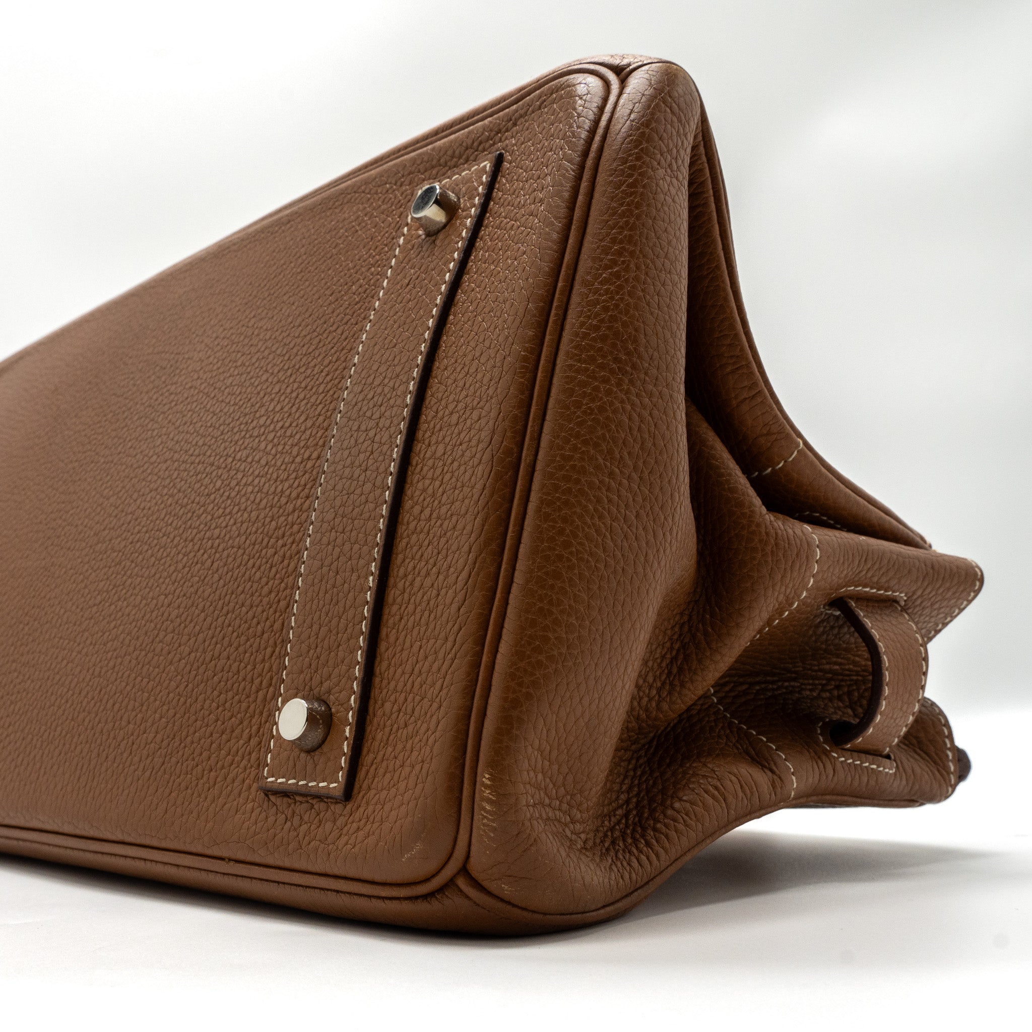 HERMES SHOULDER BIRKIN CLEMENCE GOLD SHW