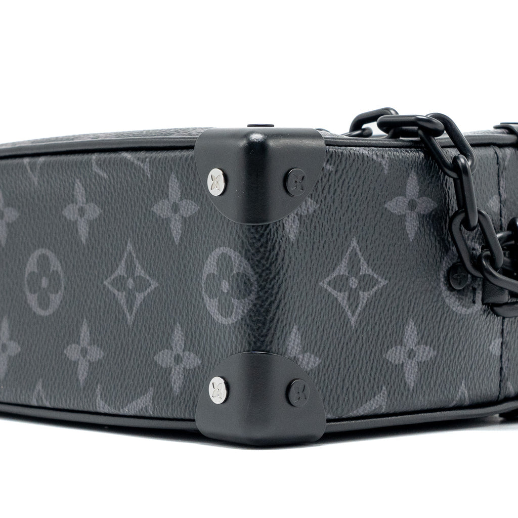MINI SOFT TRUNK MONOGRAM ECLIPSE BLACK HARDWARE
