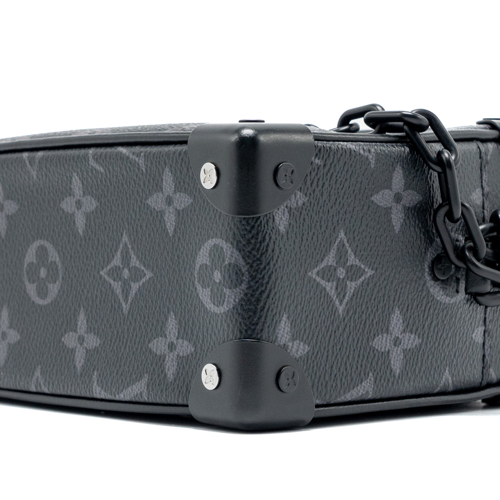 MINI SOFT TRUNK MONOGRAM ECLIPSE BLACK HARDWARE