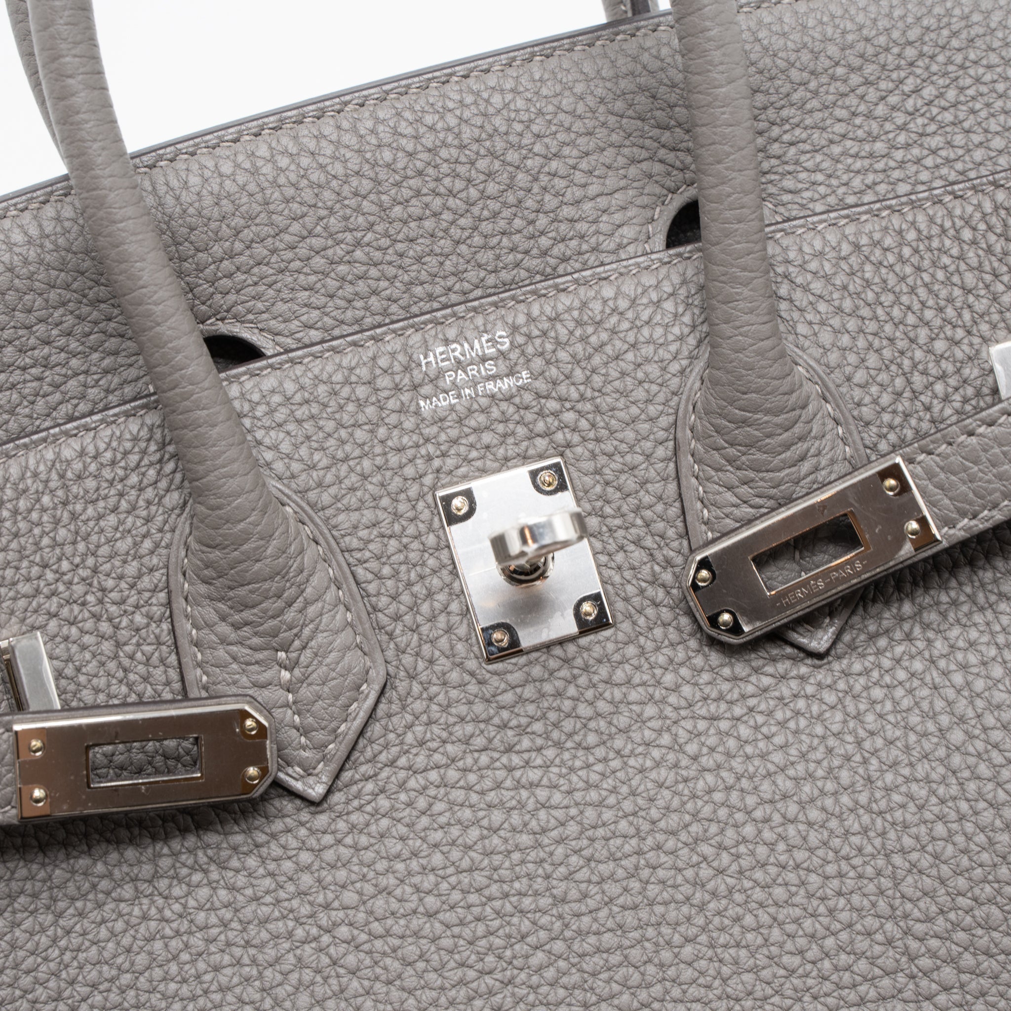 HERMES BIRKIN 25 TOGO GRIS MEYER SHW