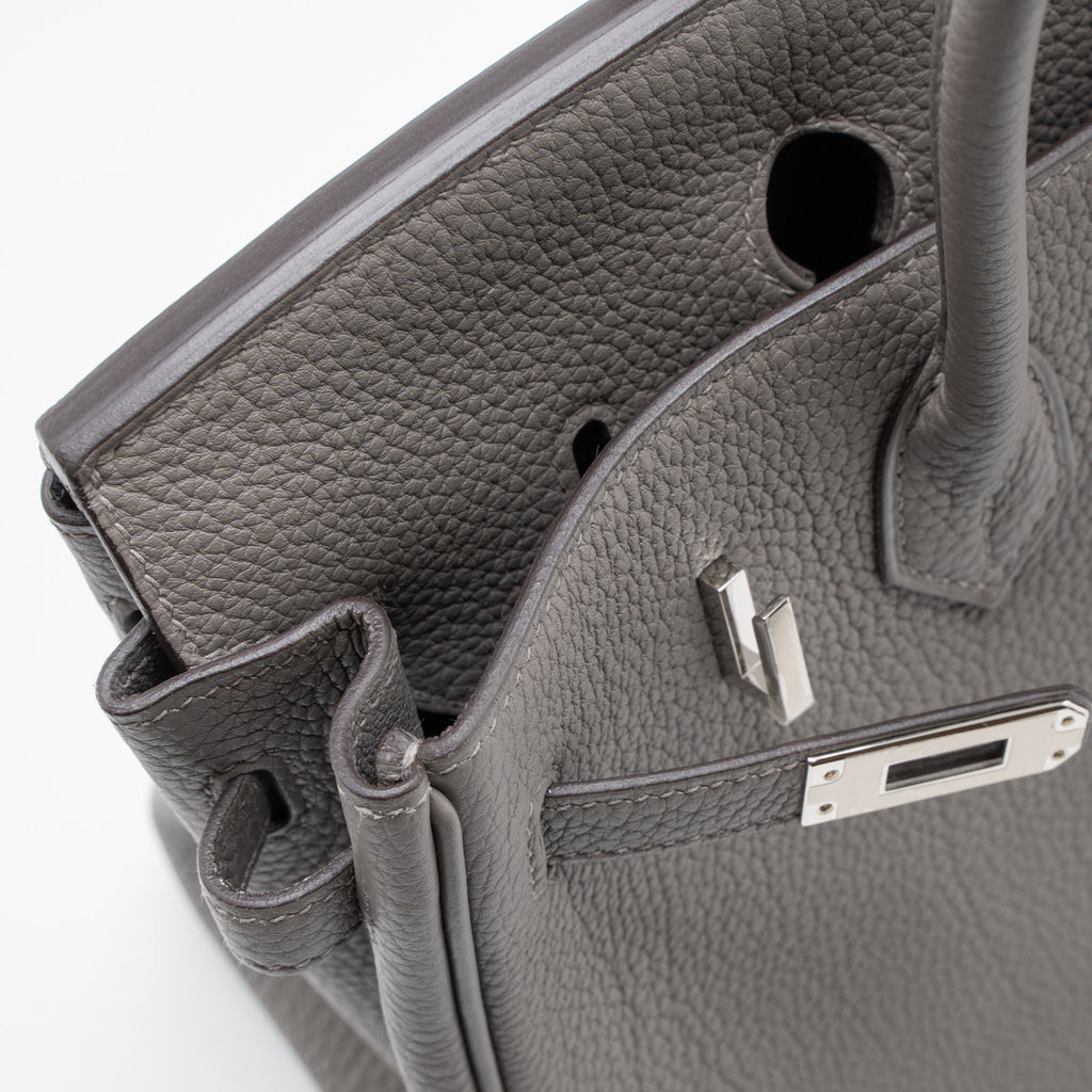 HERMES BIRKIN 25 TOGO GRIS MEYER SHW
