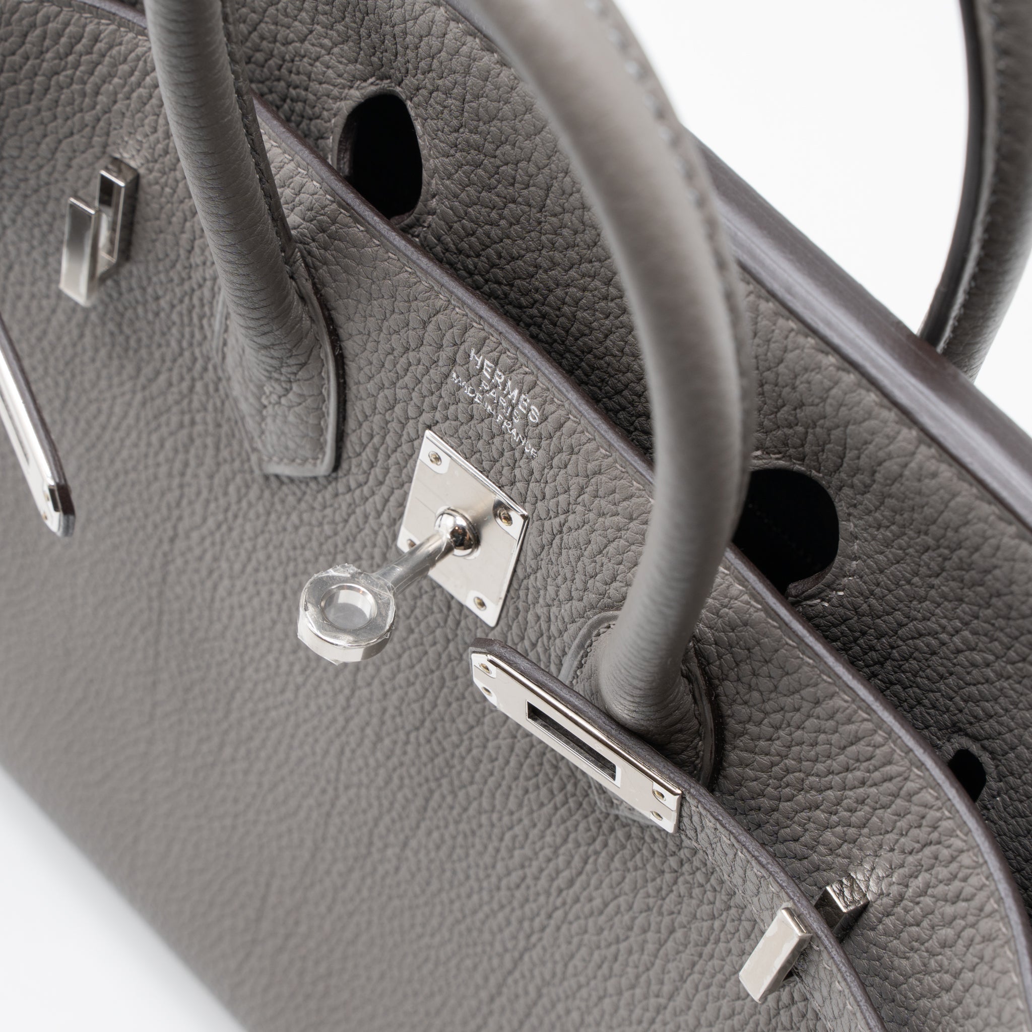 HERMES BIRKIN 25 TOGO GRIS MEYER SHW