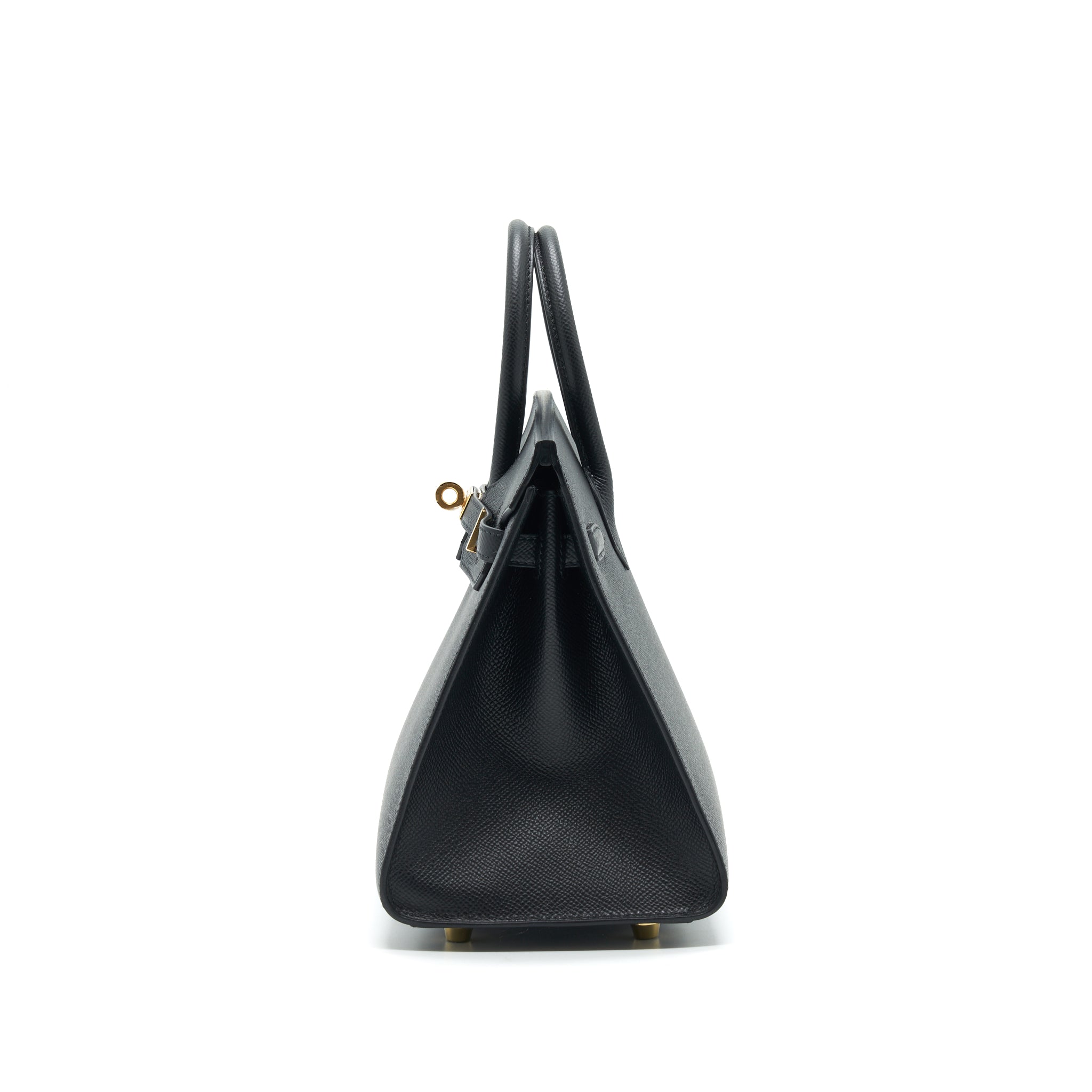 HERMES BIRKIN 25 SELLIER BLACK GHW