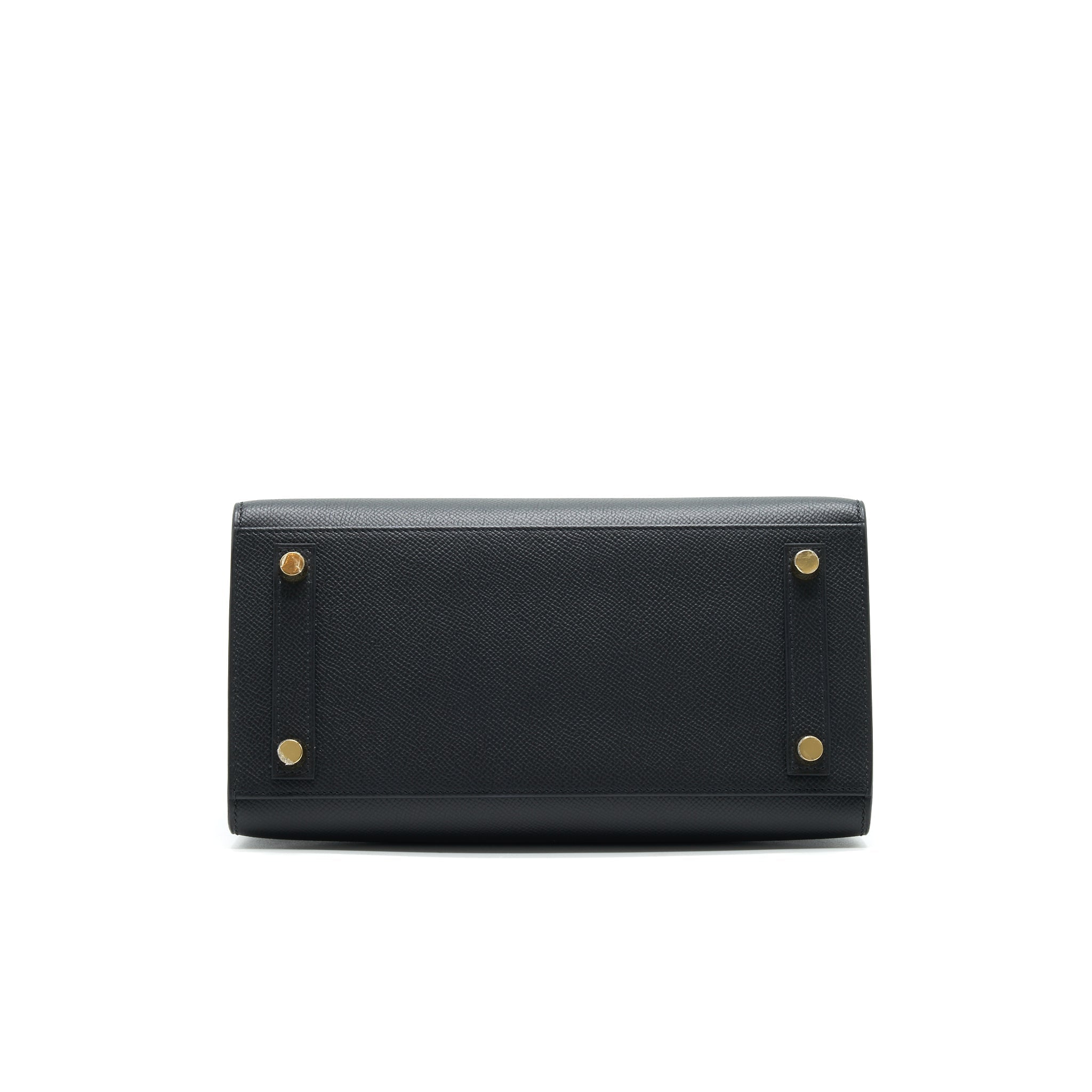 HERMES BIRKIN 25 SELLIER BLACK GHW