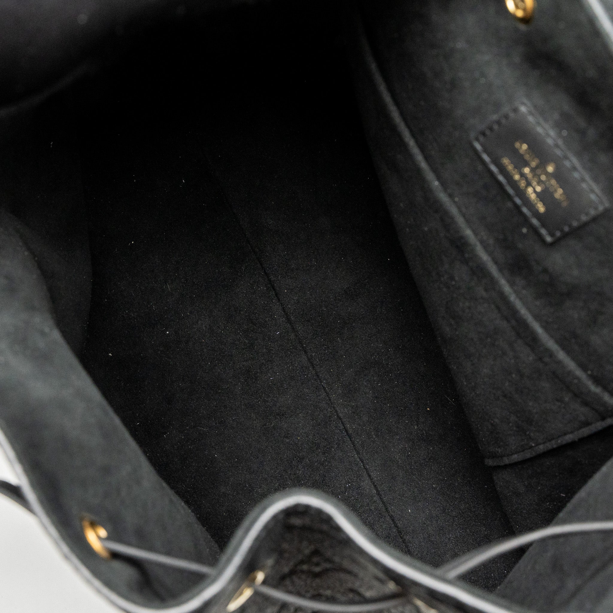MONTSOURIS BACKPACK MONOGRAM EMPREINTE BLACK GHW (NEW VERSION)