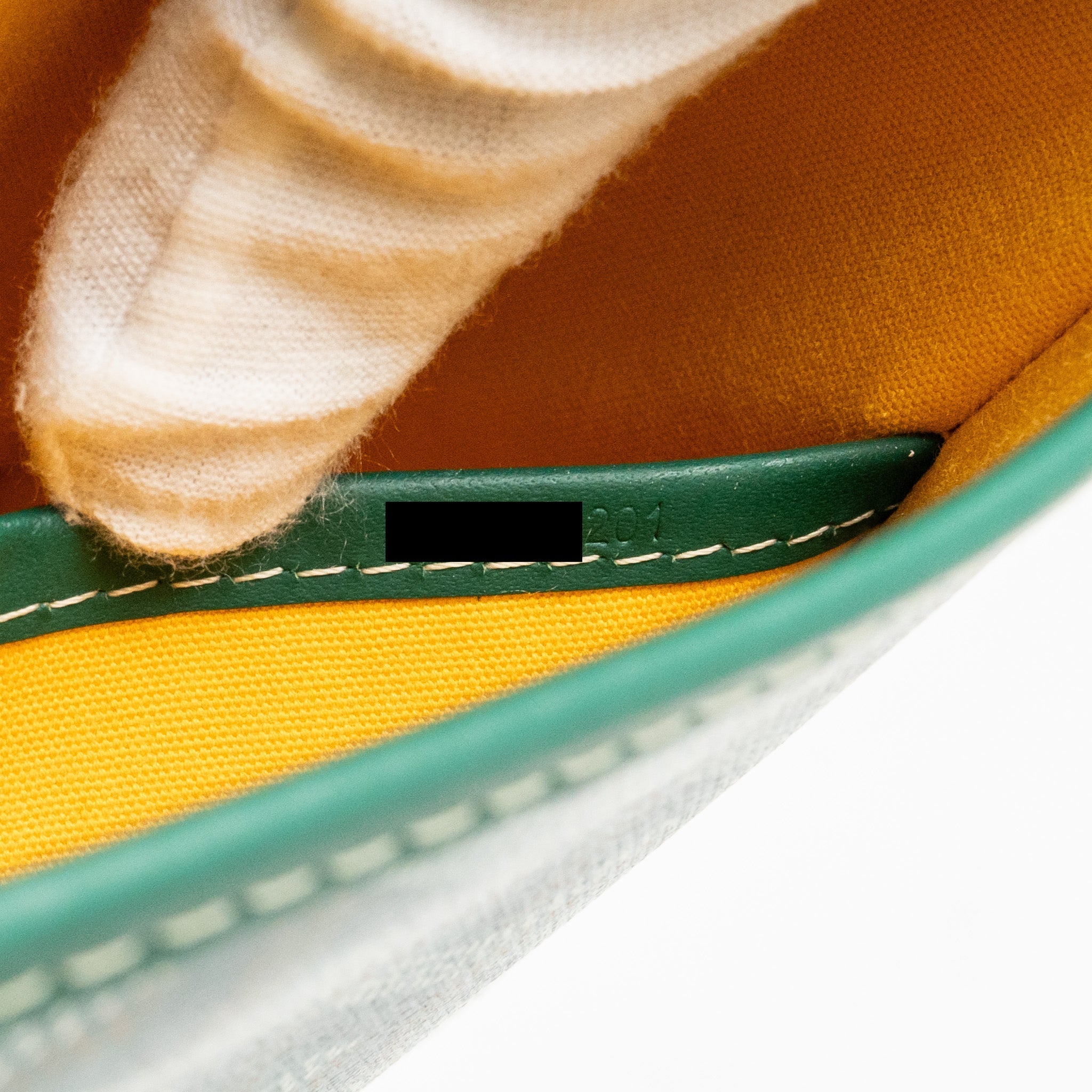 BELVEDERE PM MESSENGER BAG GOYARDLINE CANVAS GREEN SHW