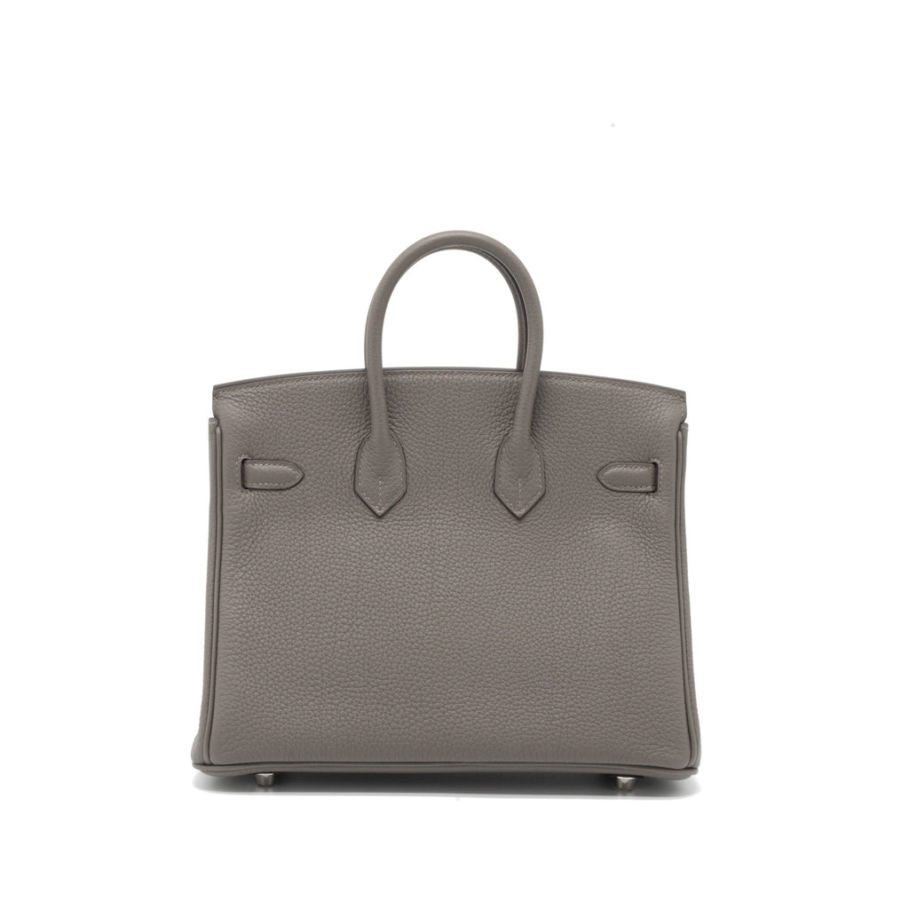 HERMES BIRKIN 25 TOGO GRIS MEYER SHW