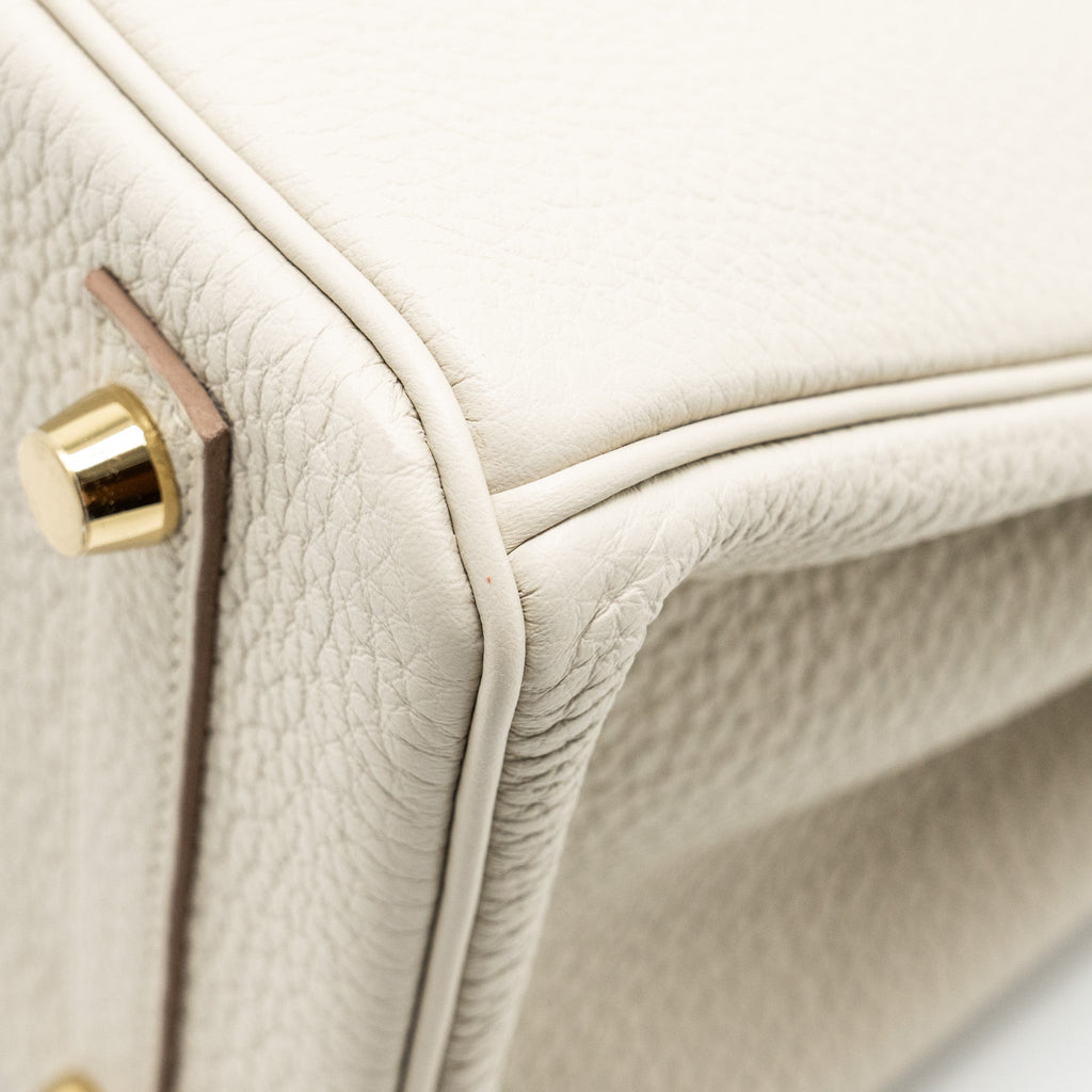 HERMES BIRKIN 25 TOGO BETON GHW