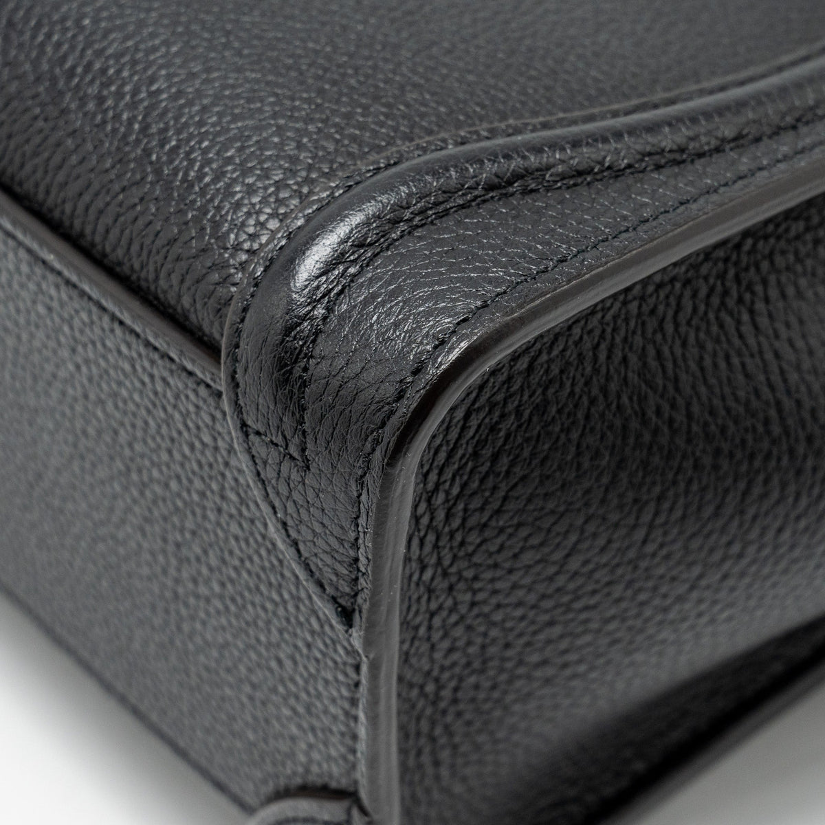 CELINE NANO LUGGAGE BAG CALFSKIN BLACK SHW