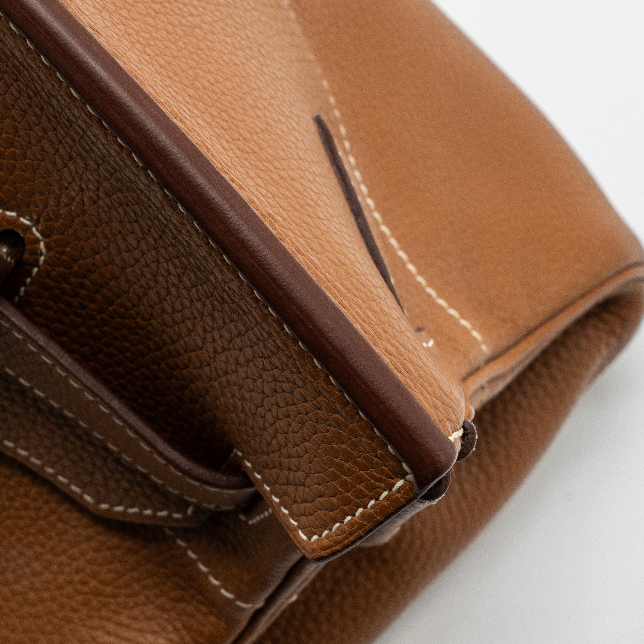 HERMES SHOULDER BIRKIN CLEMENCE GOLD SHW