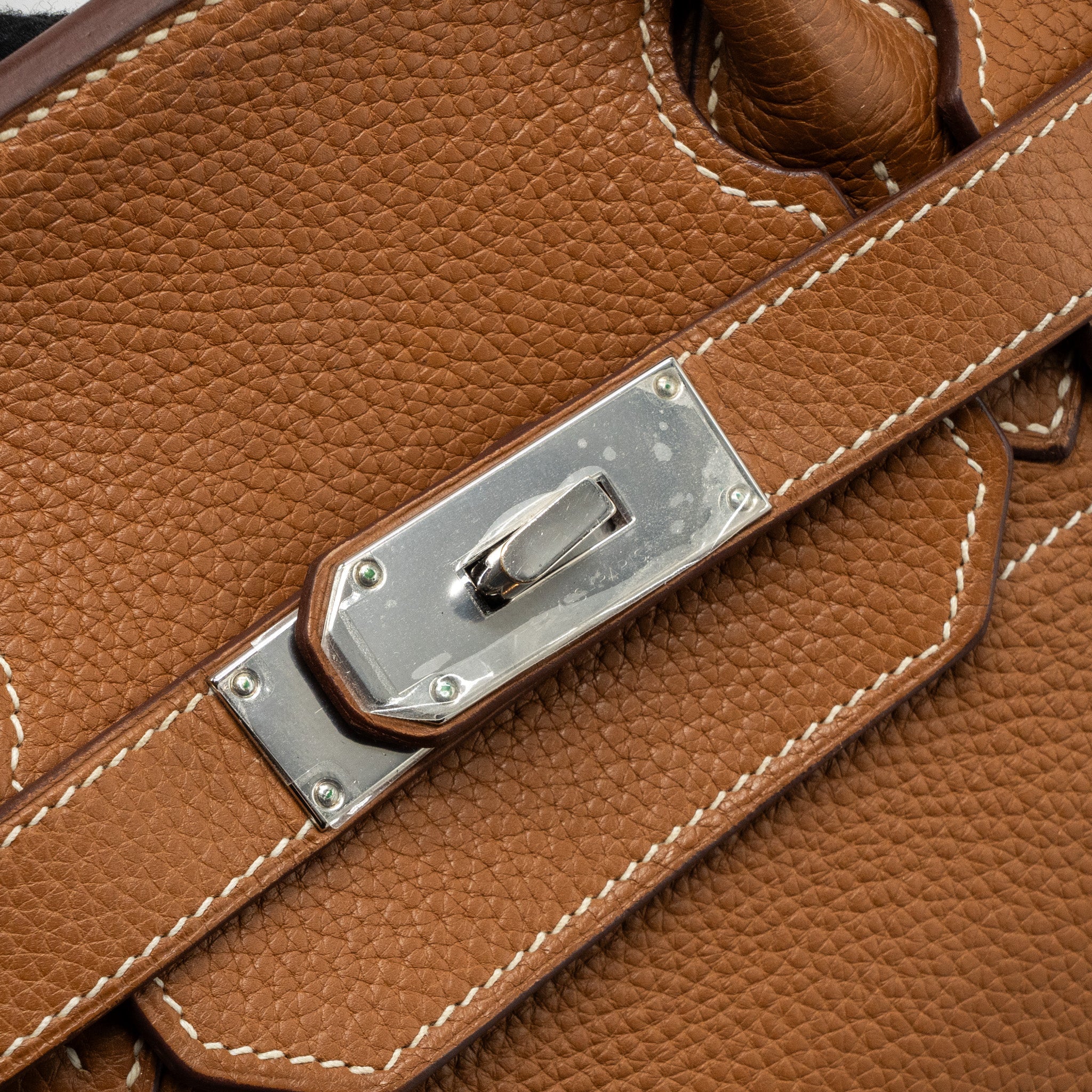 HERMES SHOULDER BIRKIN CLEMENCE GOLD SHW